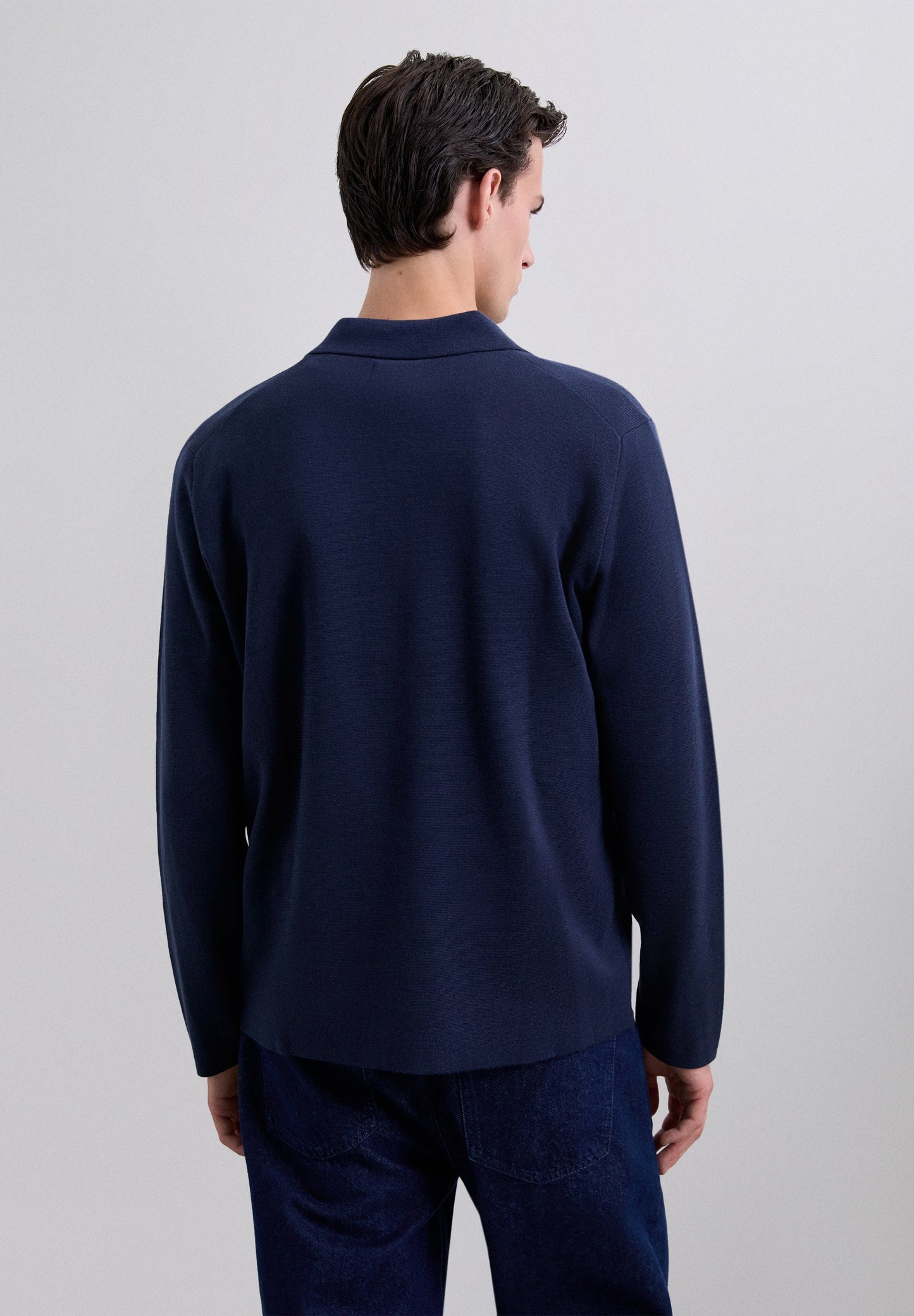 SWEATER CAMISA POLO COM REMENDO SKULL