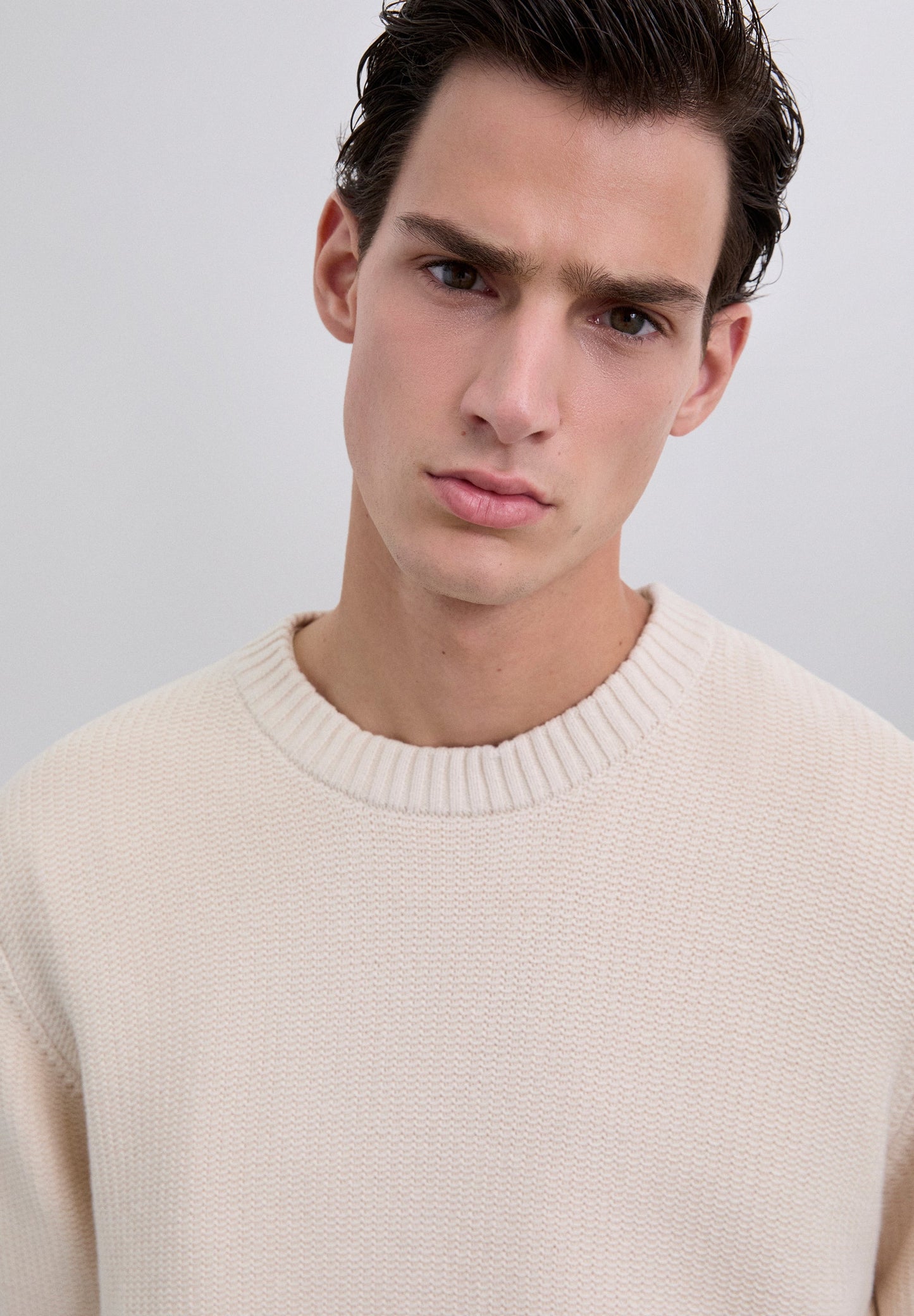 SWEATER DE MALHA COM ESTRUTURA