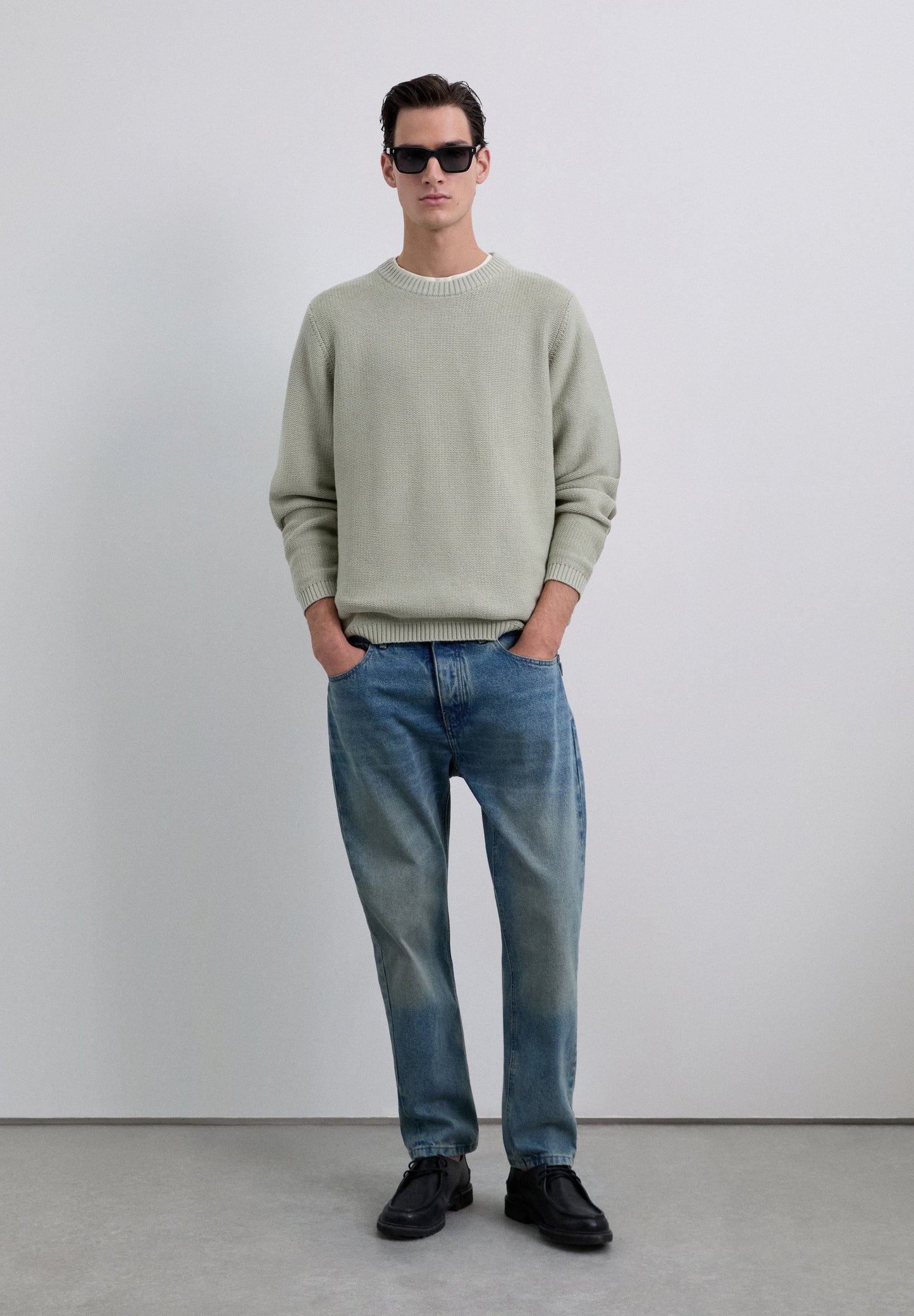 SWEATER DE MALHA COM ESTRUTURA