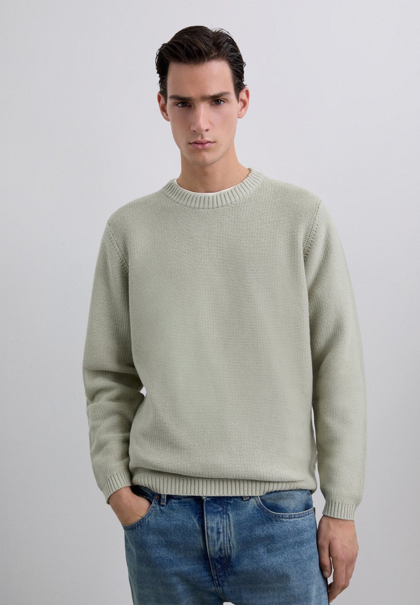 SWEATER DE MALHA COM ESTRUTURA