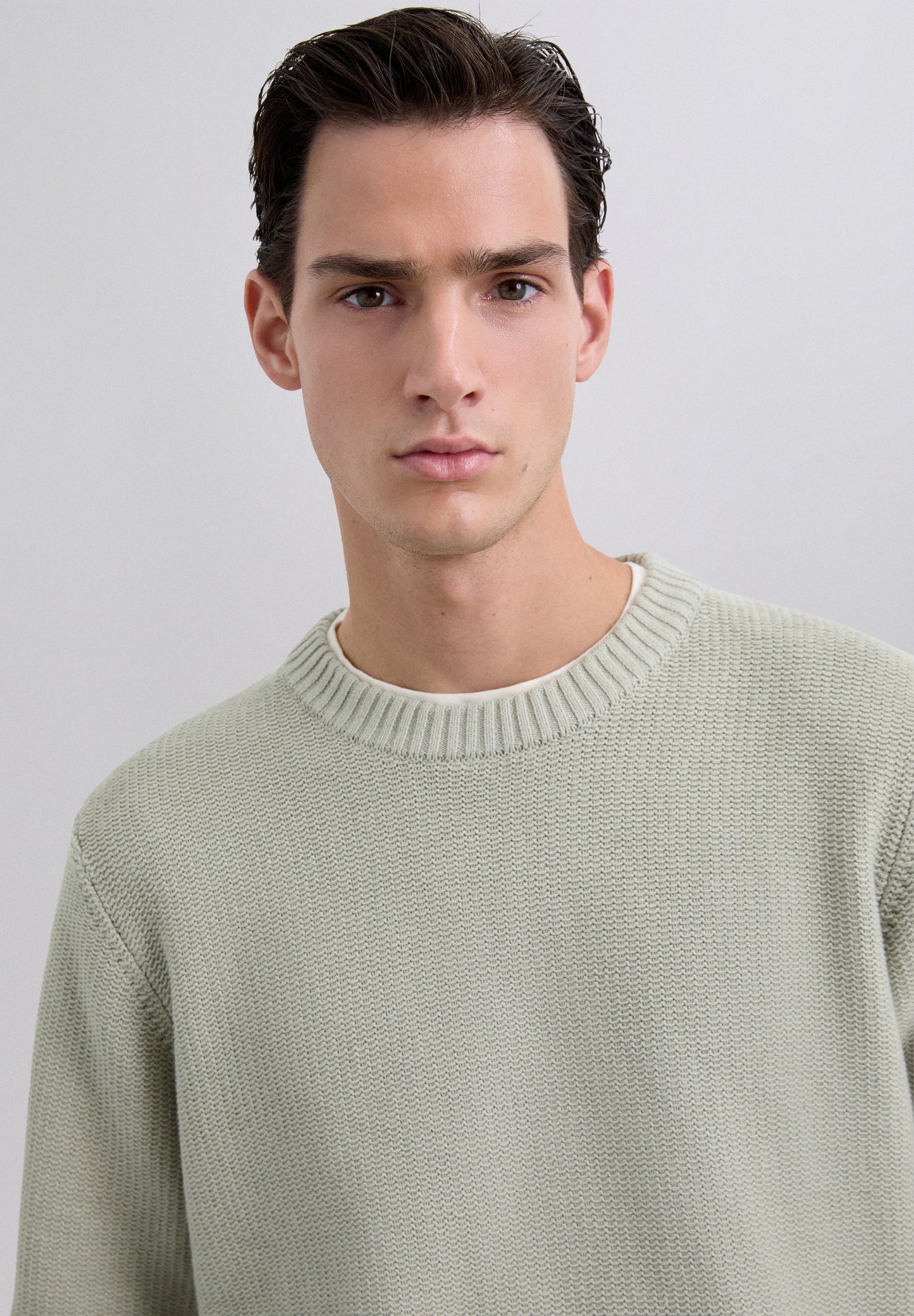 SWEATER DE MALHA COM ESTRUTURA