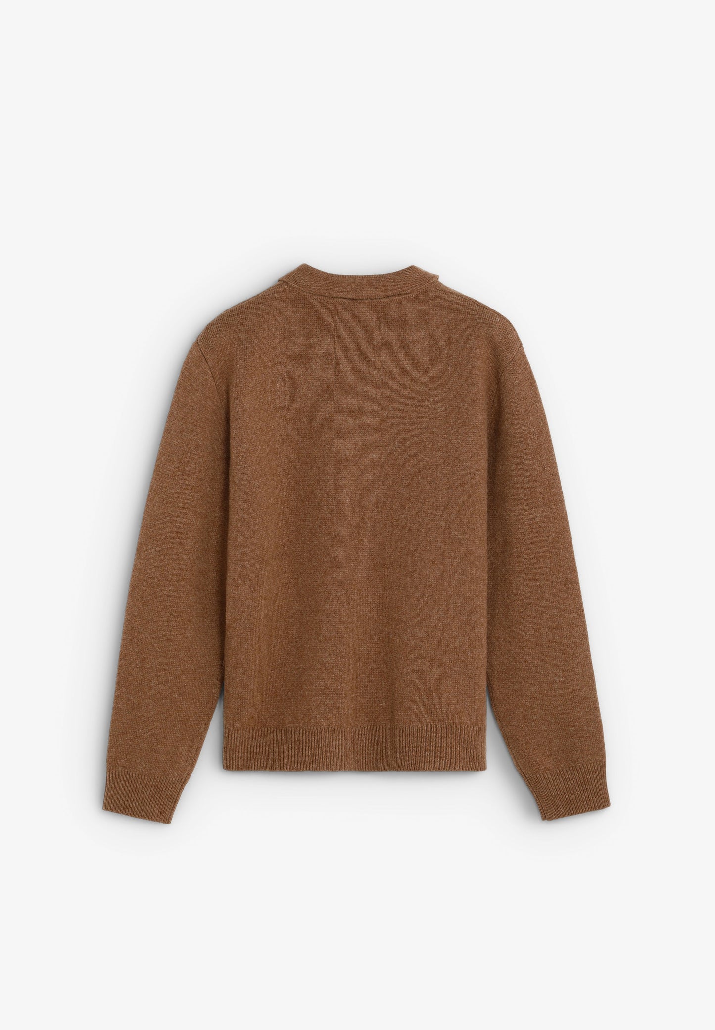 CARDIGAN COM FECHO DE CORRER EM LÃ MERINO