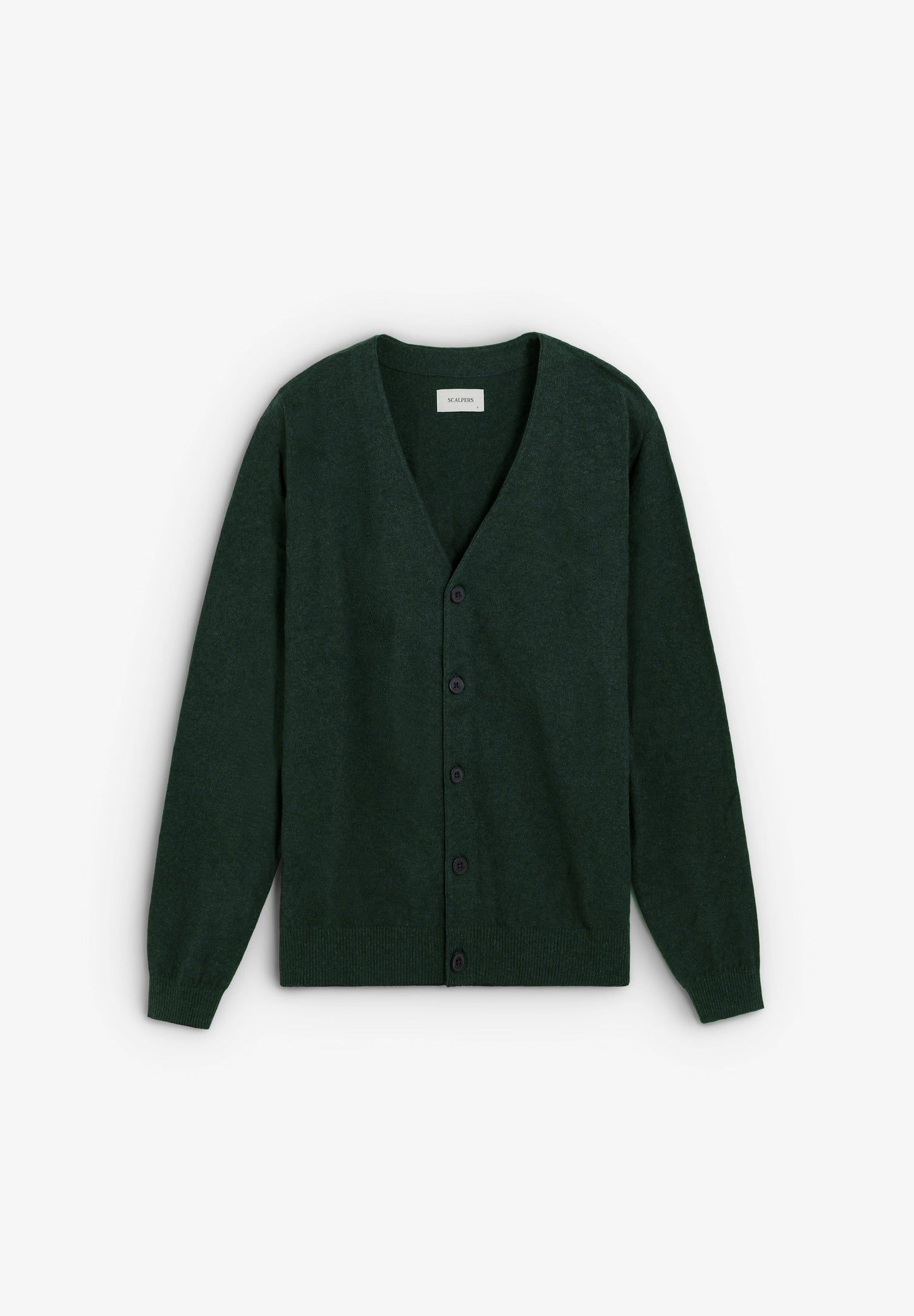 CARDIGAN COM GOLA EM V E SKULL