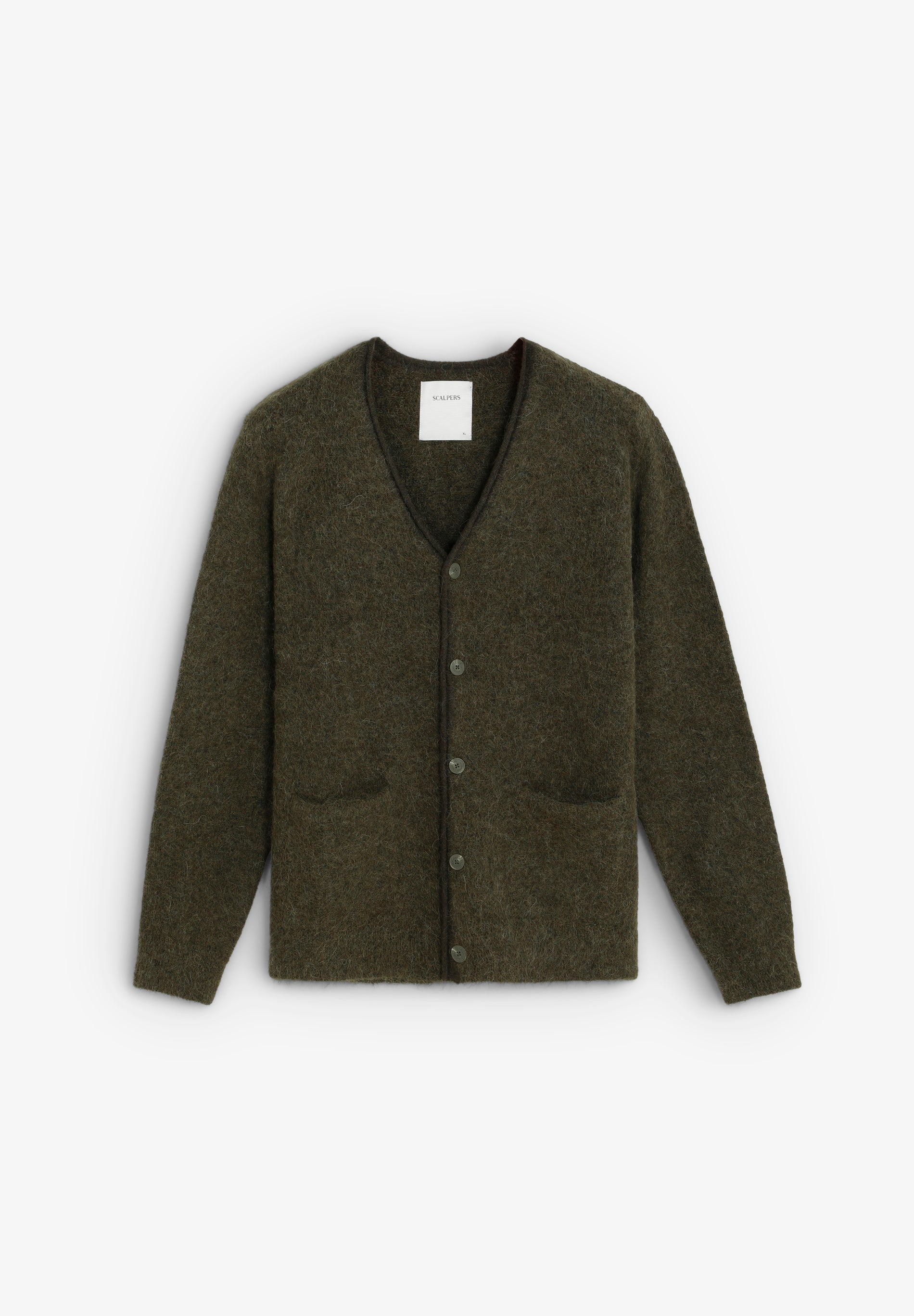 CARDIGAN DE ALPACA COM DECOTE EM V