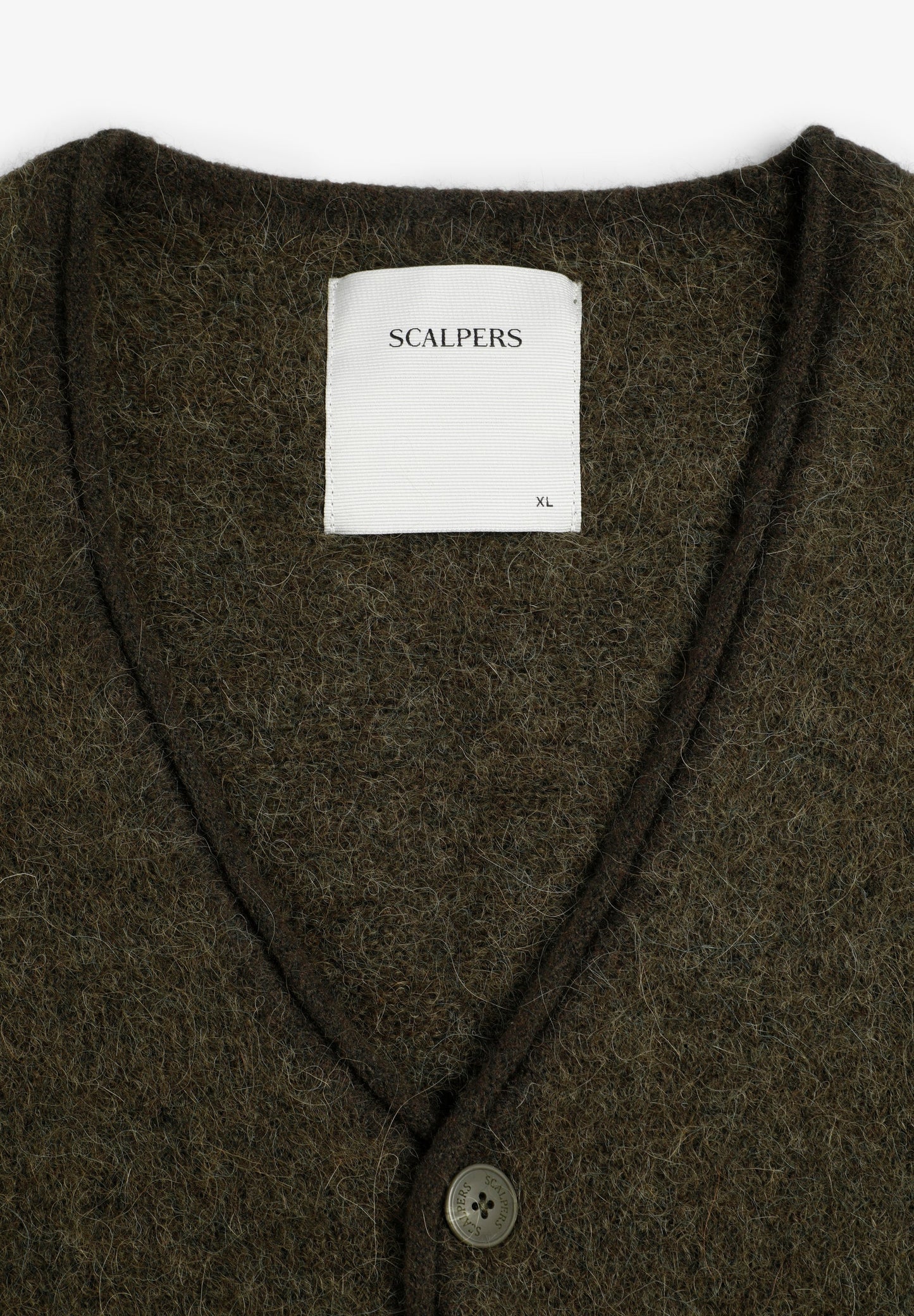 CARDIGAN DE ALPACA COM DECOTE EM V