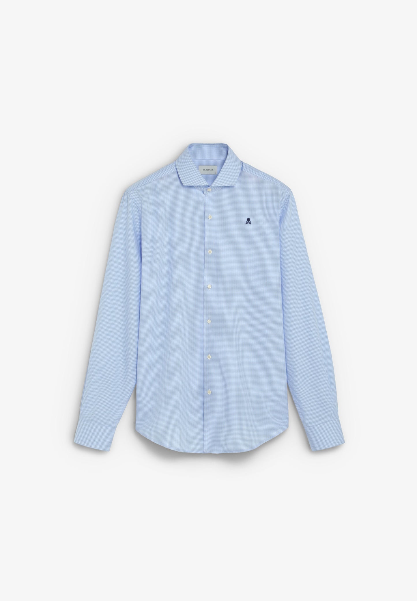 CAMISA XADREZ COM BORDADO EM CONTRASTE