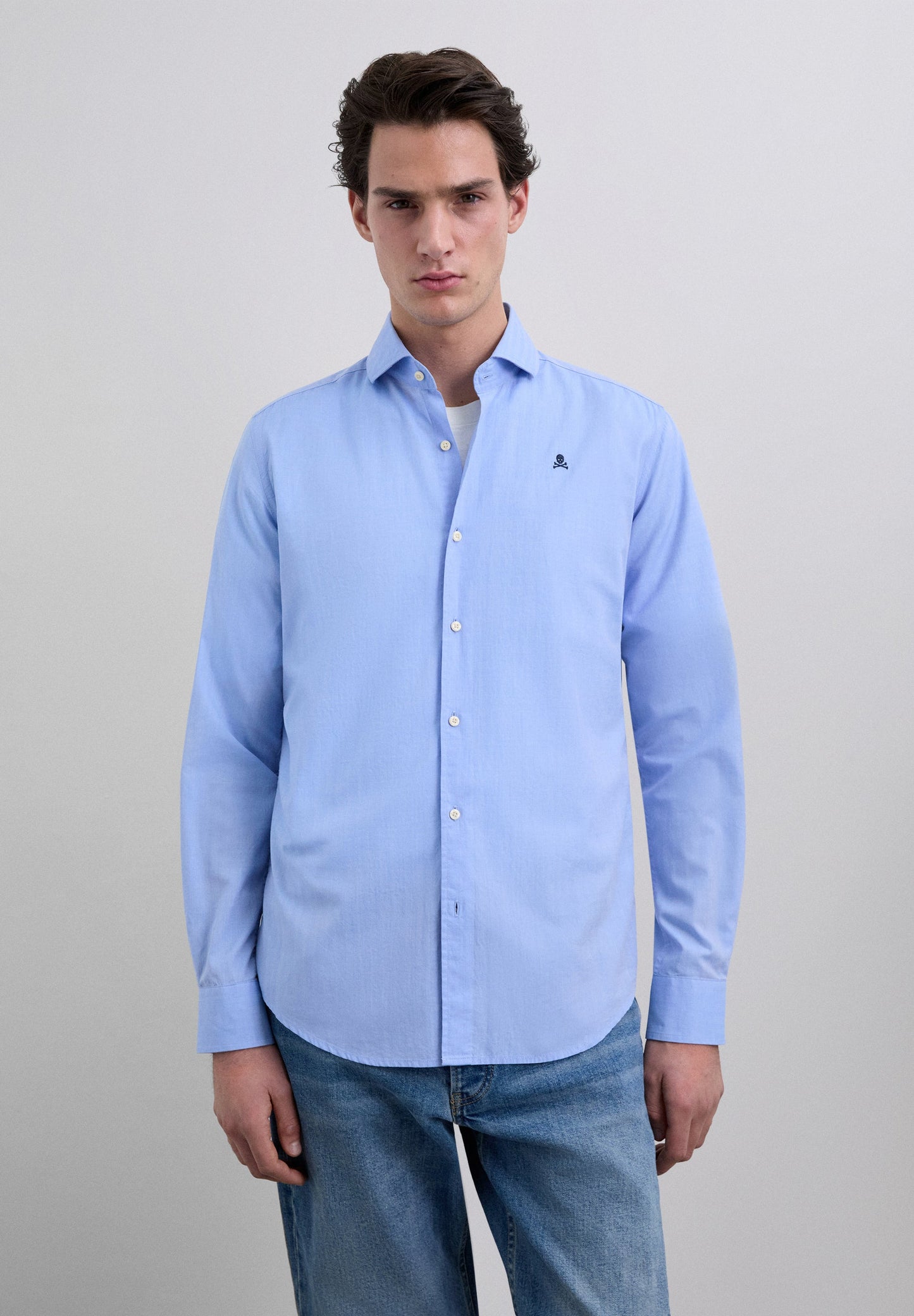 CAMISA SKULL BORDADA