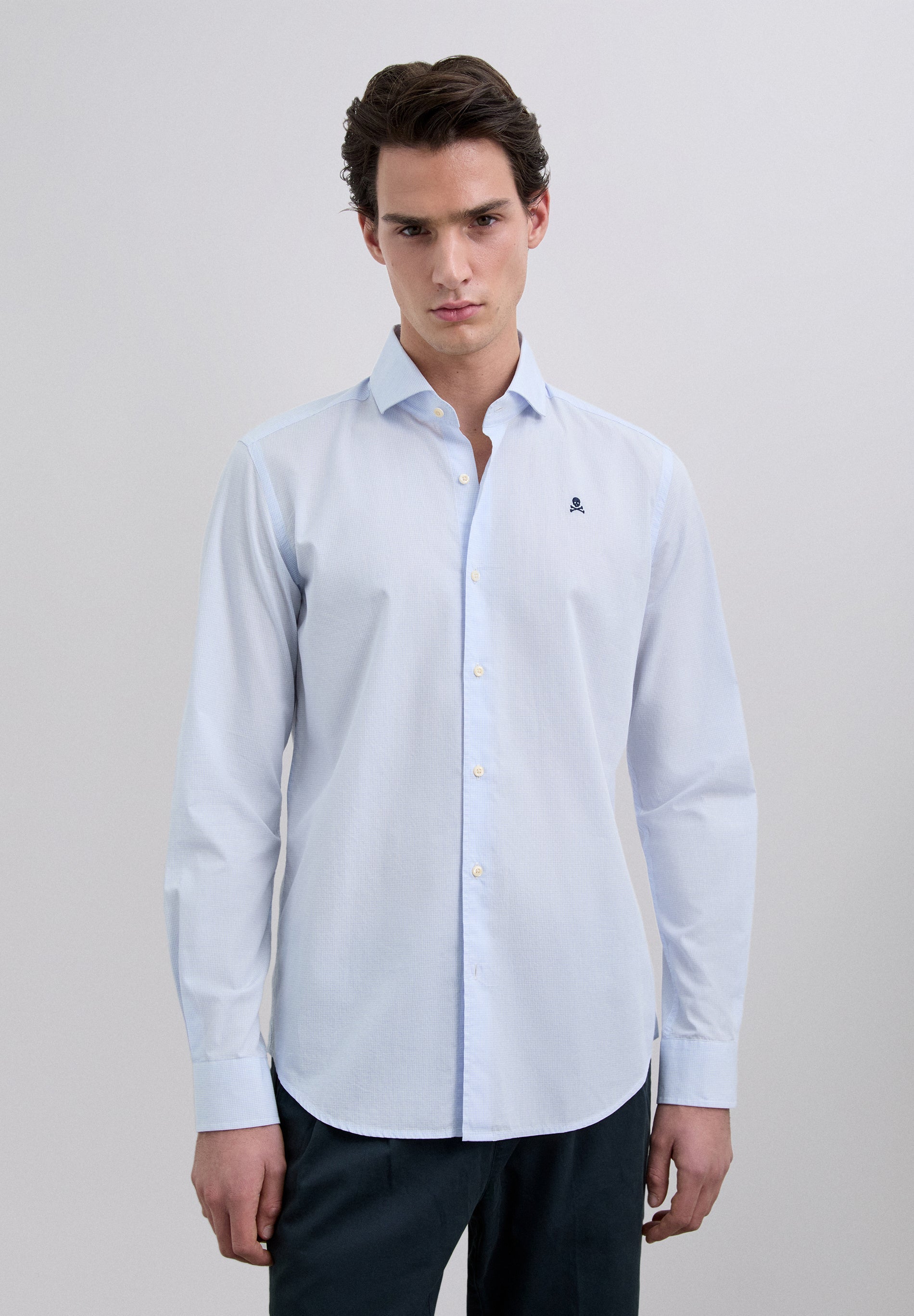 CAMISA SKULL BORDADA