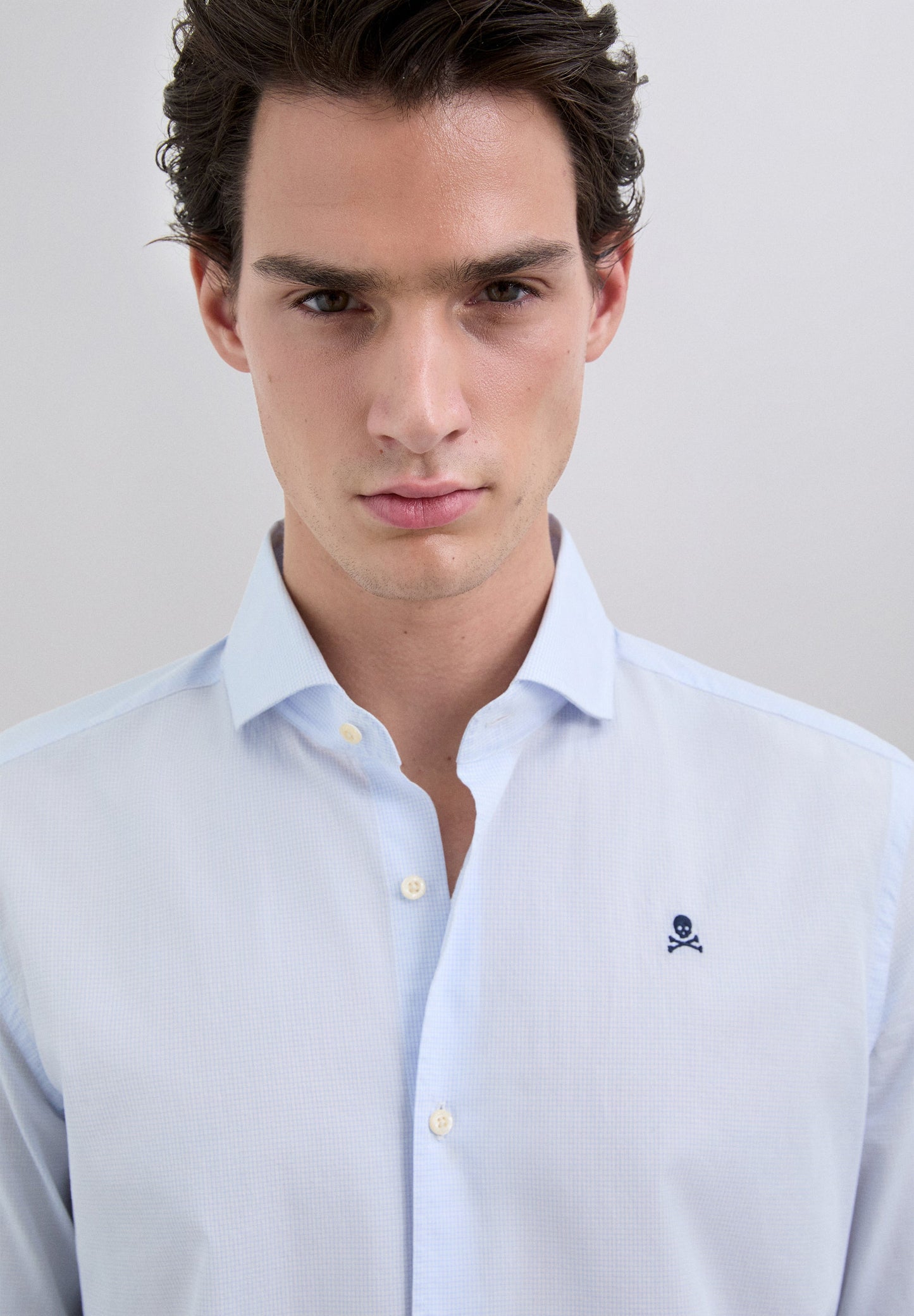 CAMISA SKULL BORDADA