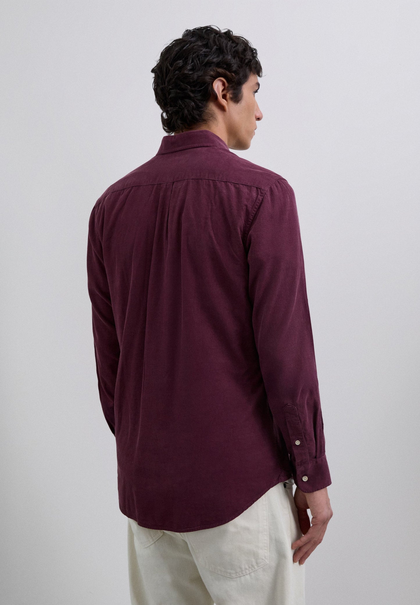 CAMISA BOMBAZINA FINA COM SKULL