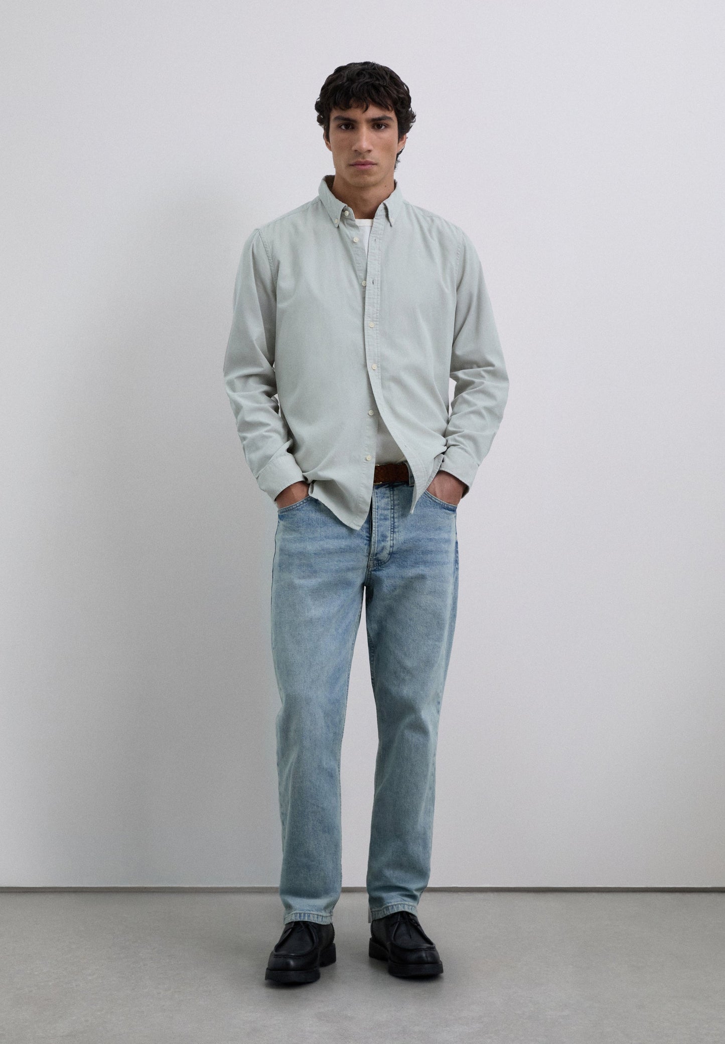 CAMISA BOMBAZINA FINA COM SKULL