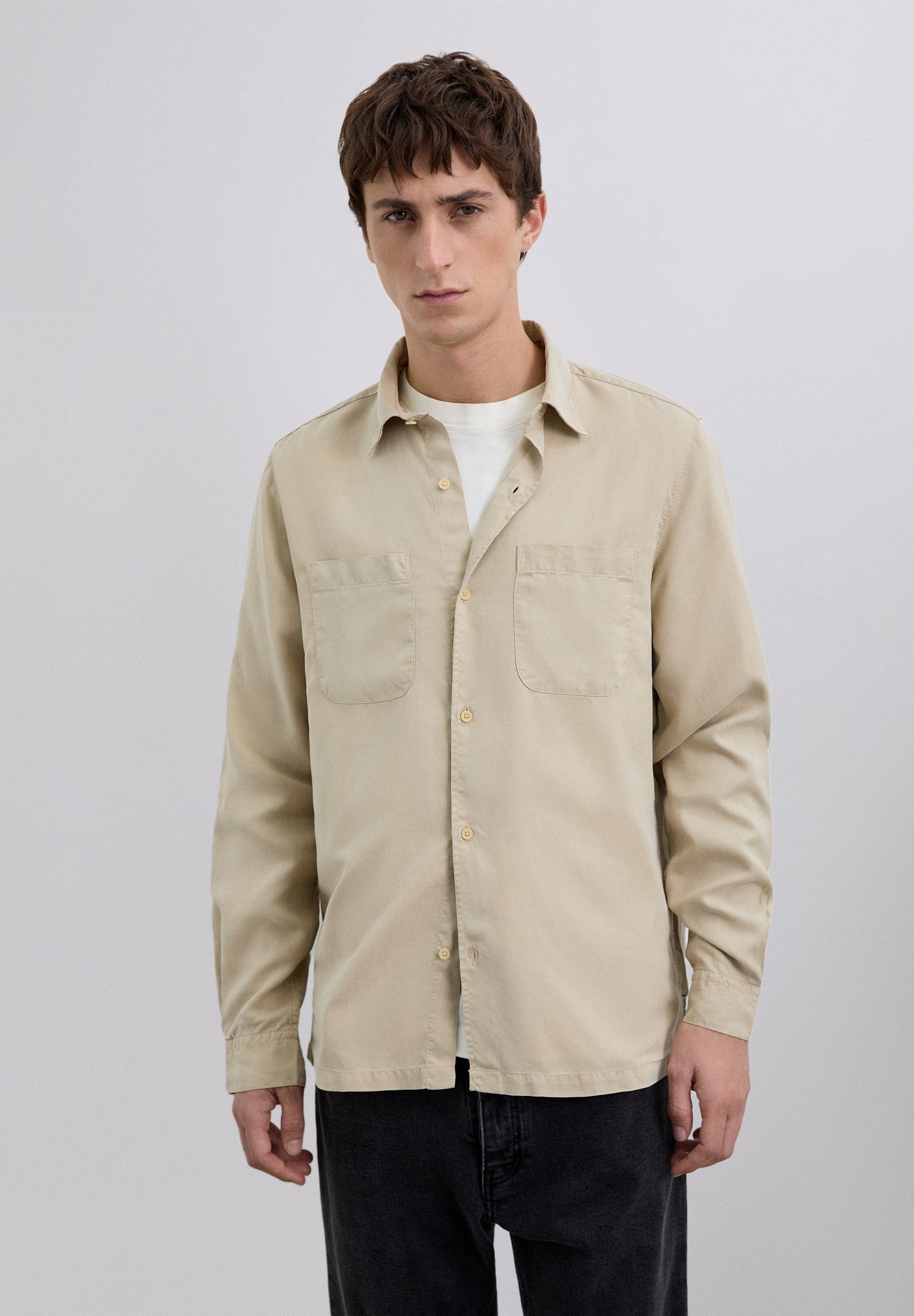 CAMISA SLIM FIT ALGODÃO