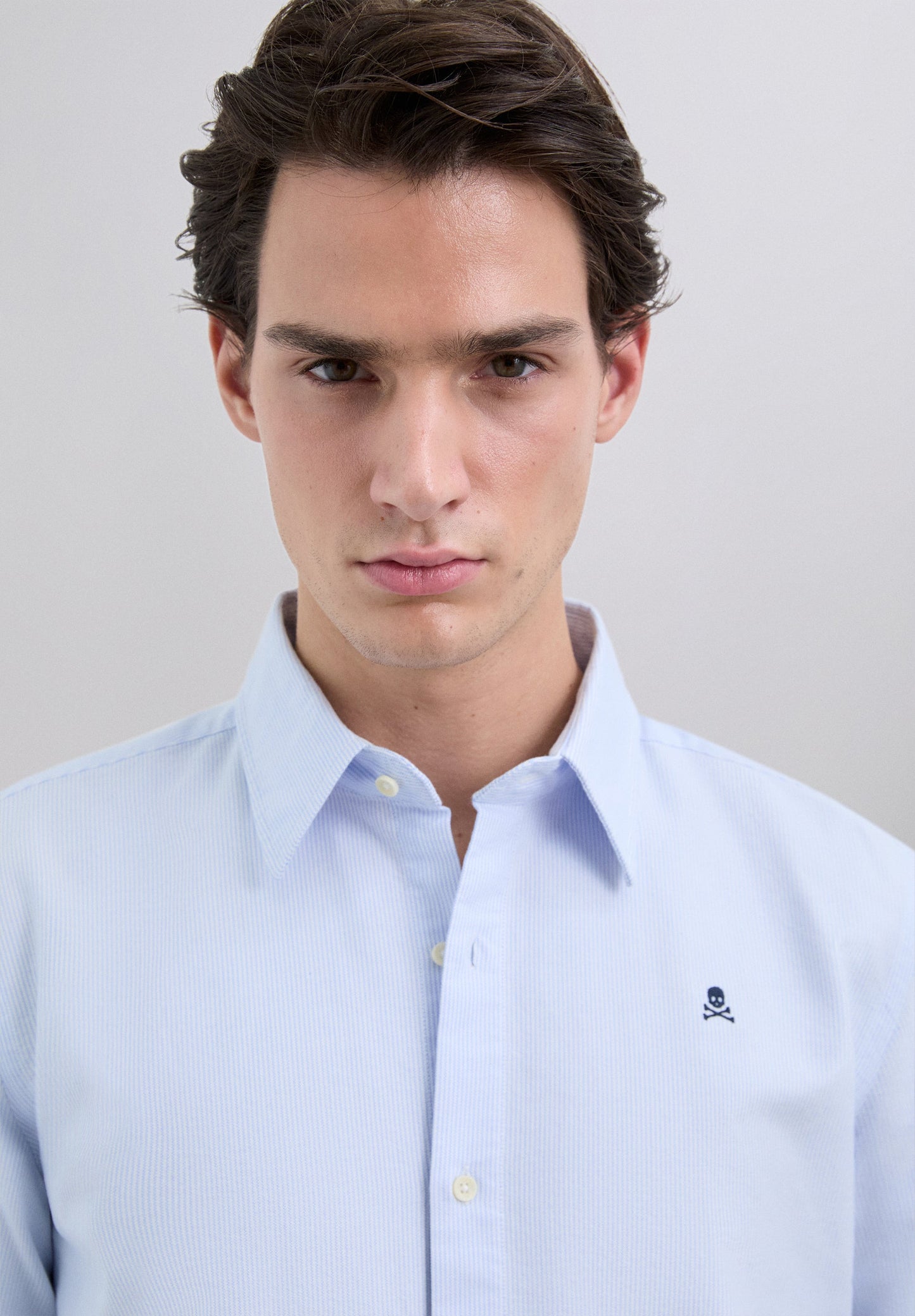 CAMISA ÀS RISCAS REGULAR FIT