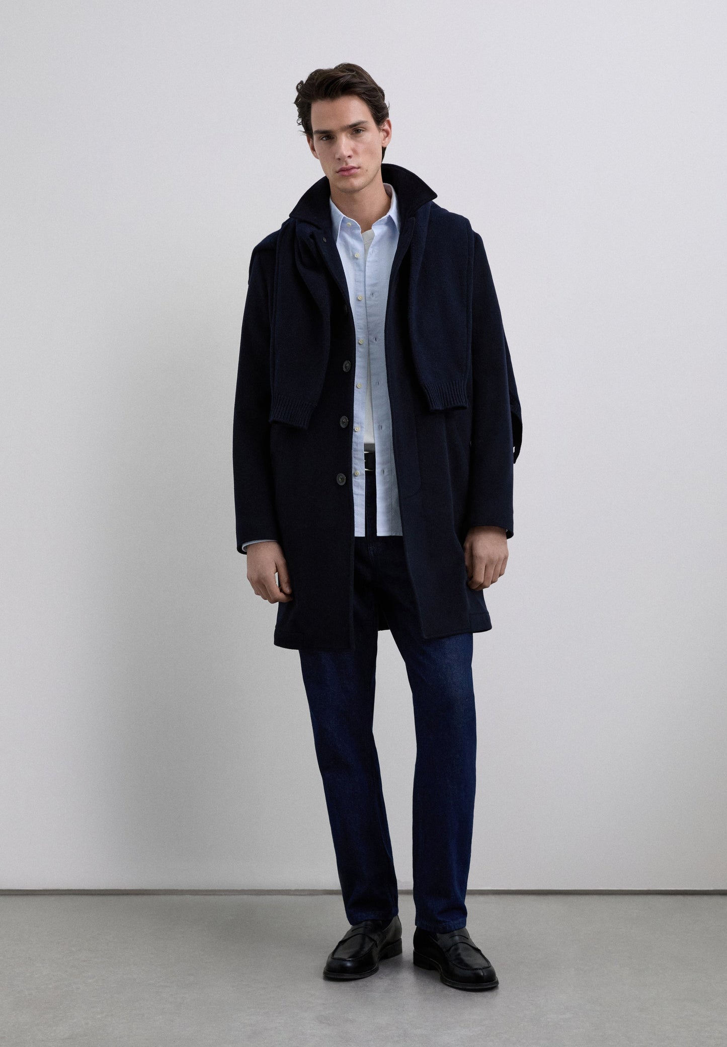 CAMISA ÀS RISCAS REGULAR FIT