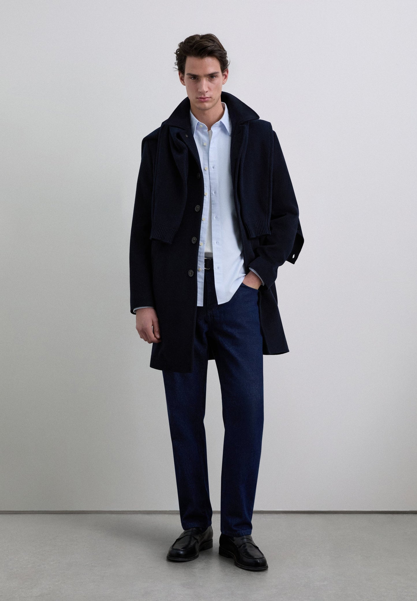 CAMISA ÀS RISCAS REGULAR FIT