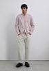 CAMISA OXFORD ÀS RISCAS