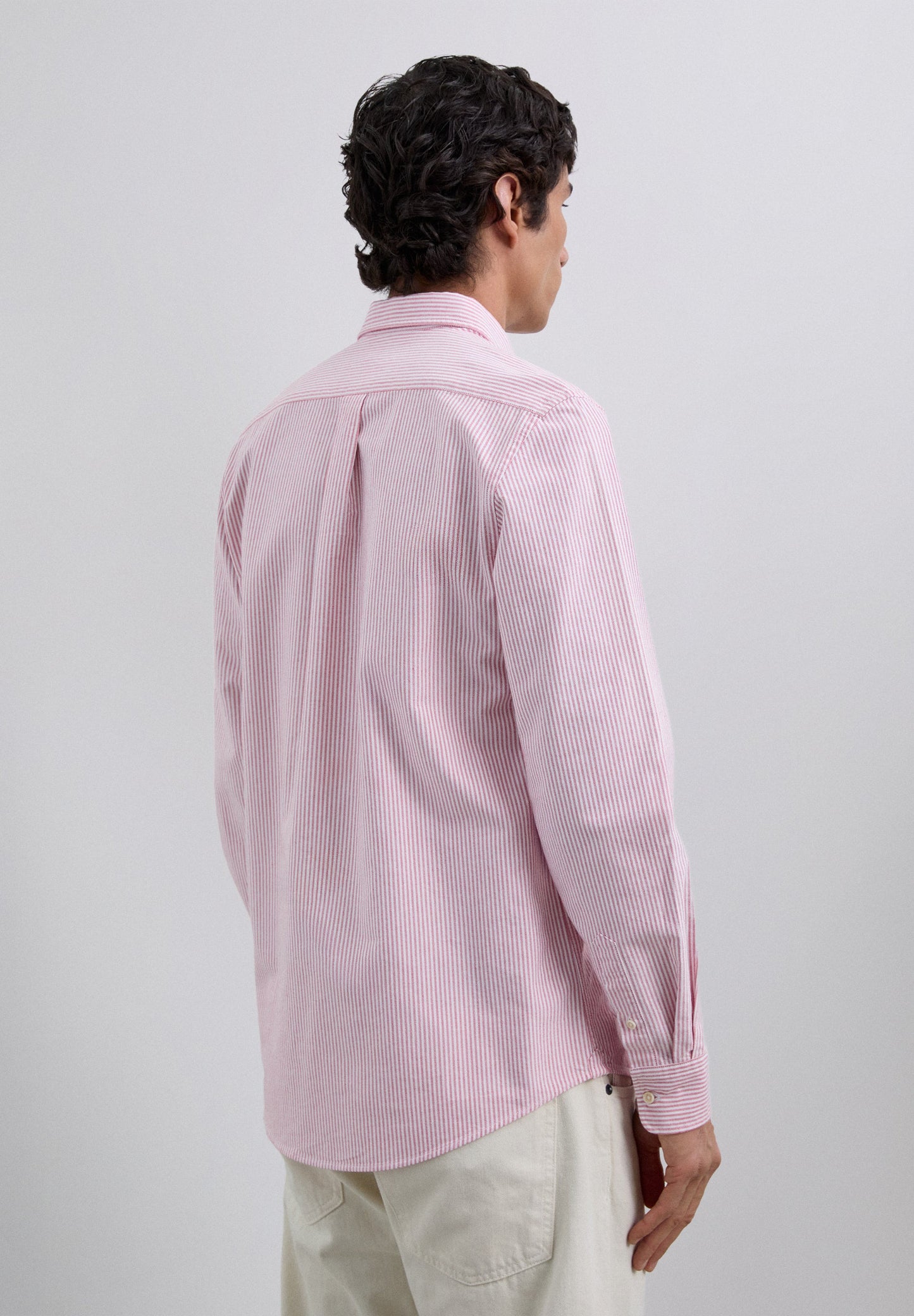 CAMISA OXFORD ÀS RISCAS