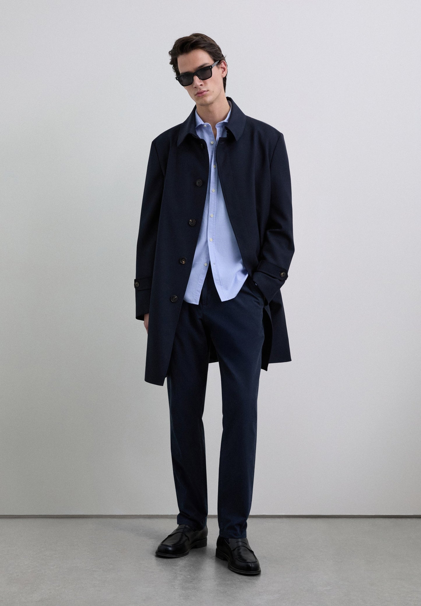 CAMISA OXFORD COM LOGÓTIPO