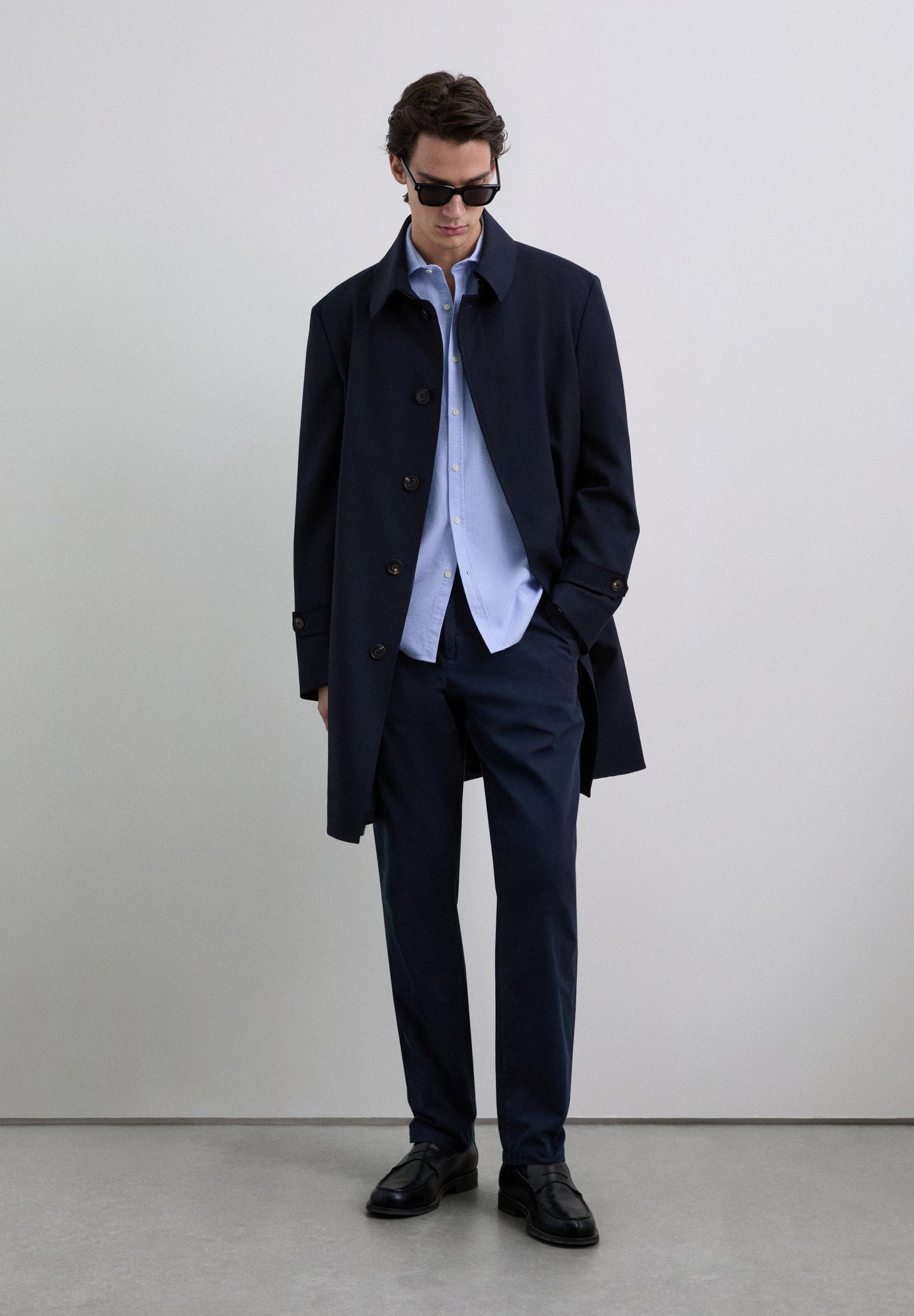 CAMISA OXFORD COM LOGÓTIPO