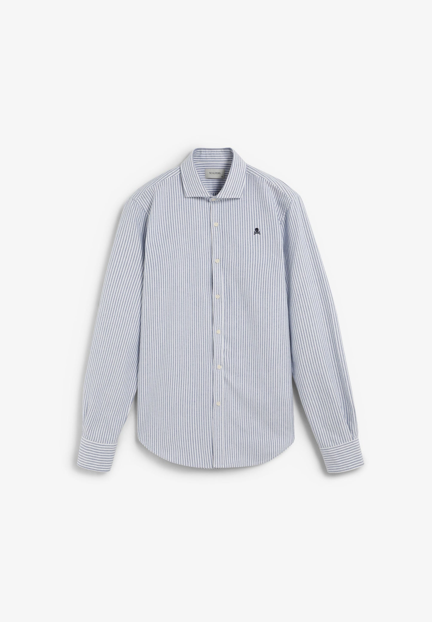 CAMISA OXFORD RISCAS SKULL