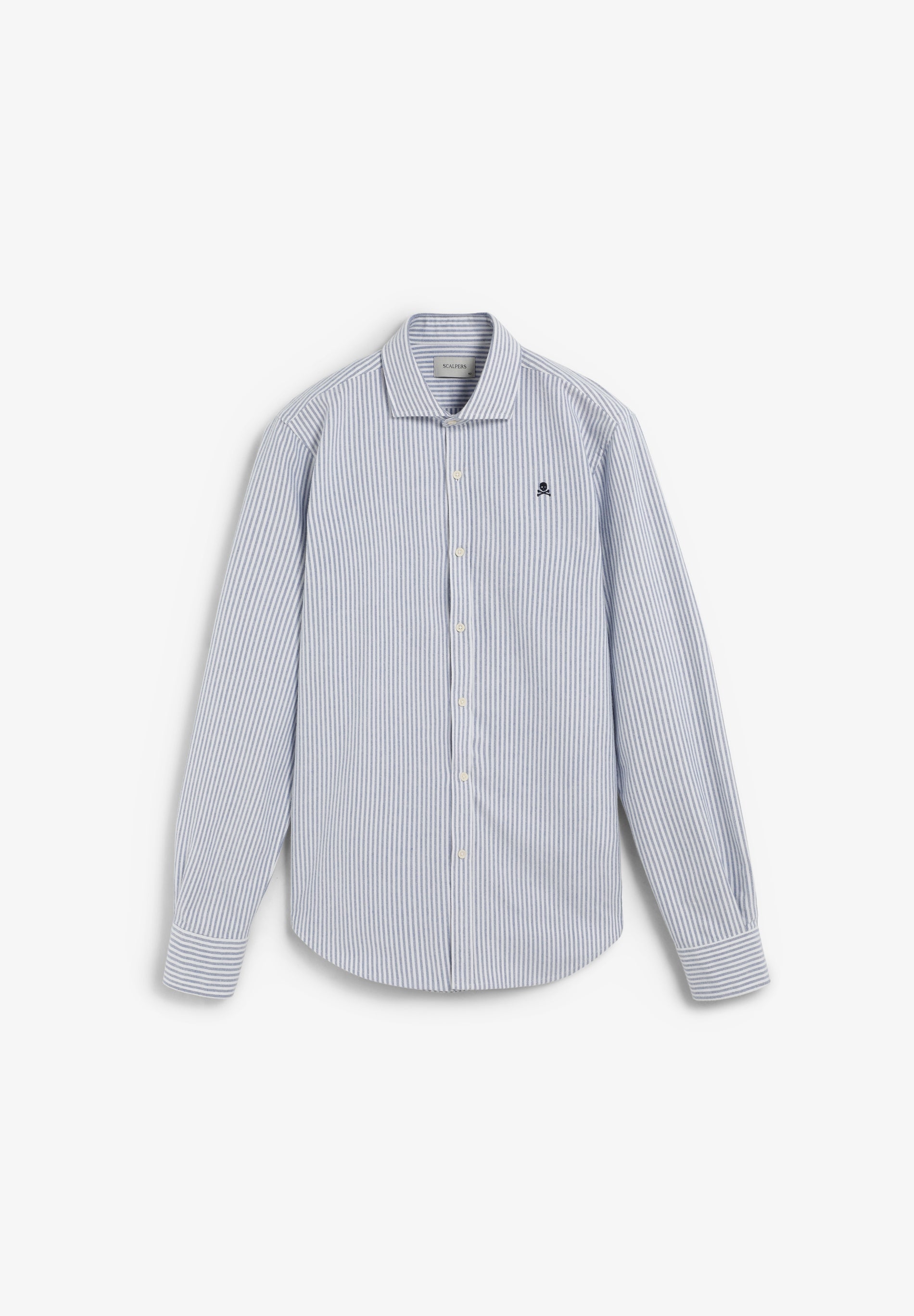 CAMISA OXFORD RISCAS SKULL