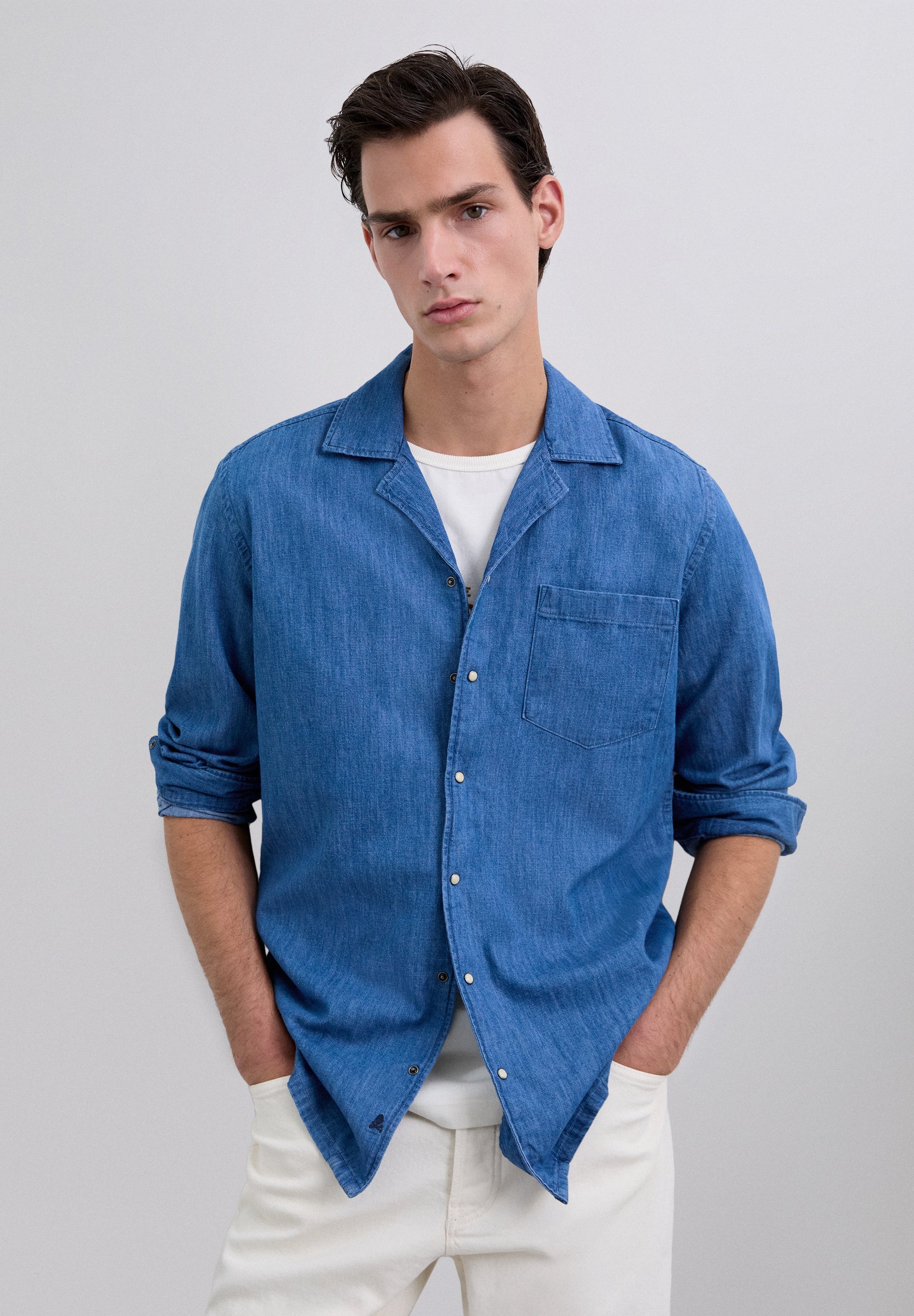 CAMISA DENIM RESORT RELAXED
