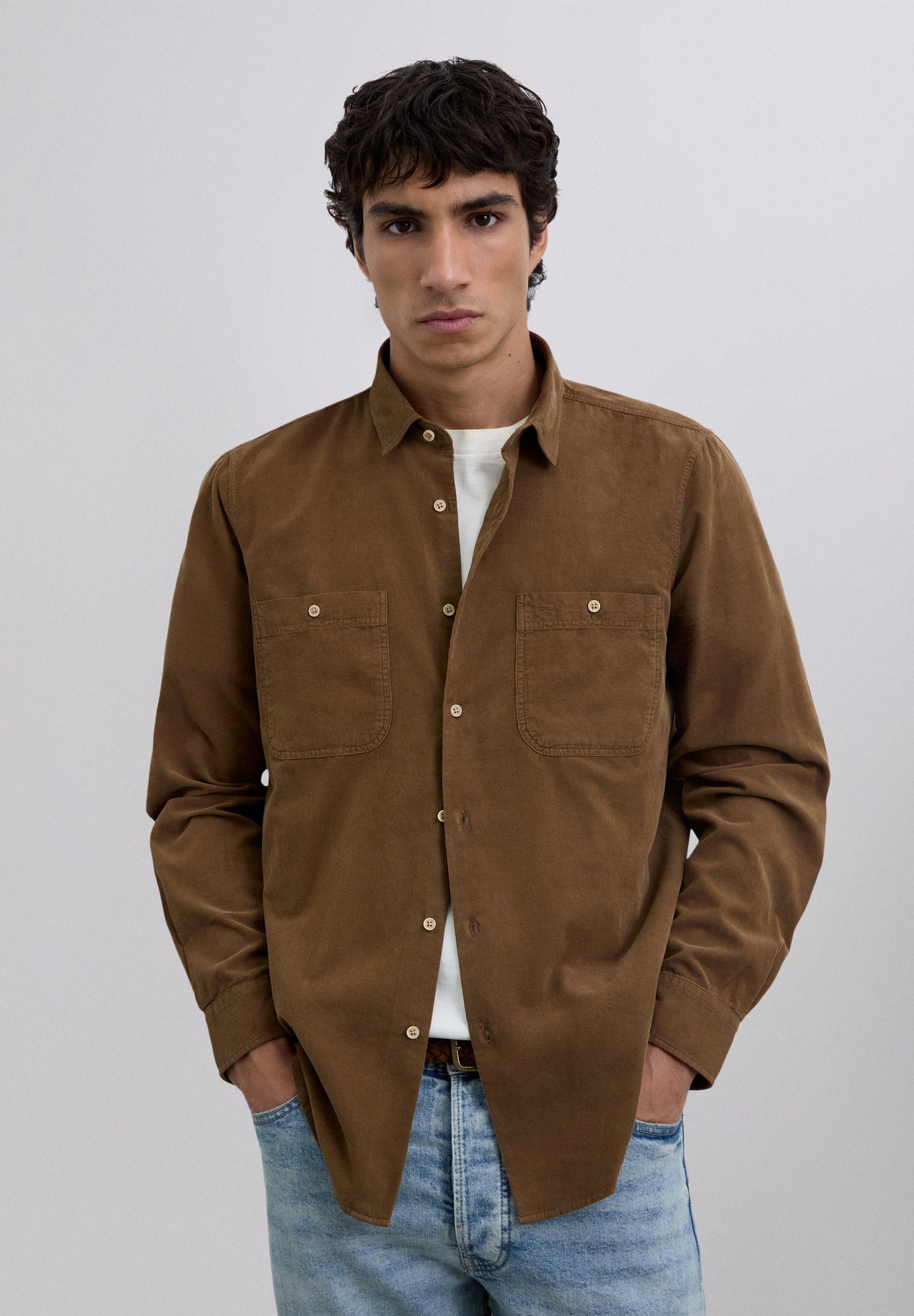 CAMISA BOMBAZINA REGULAR FIT