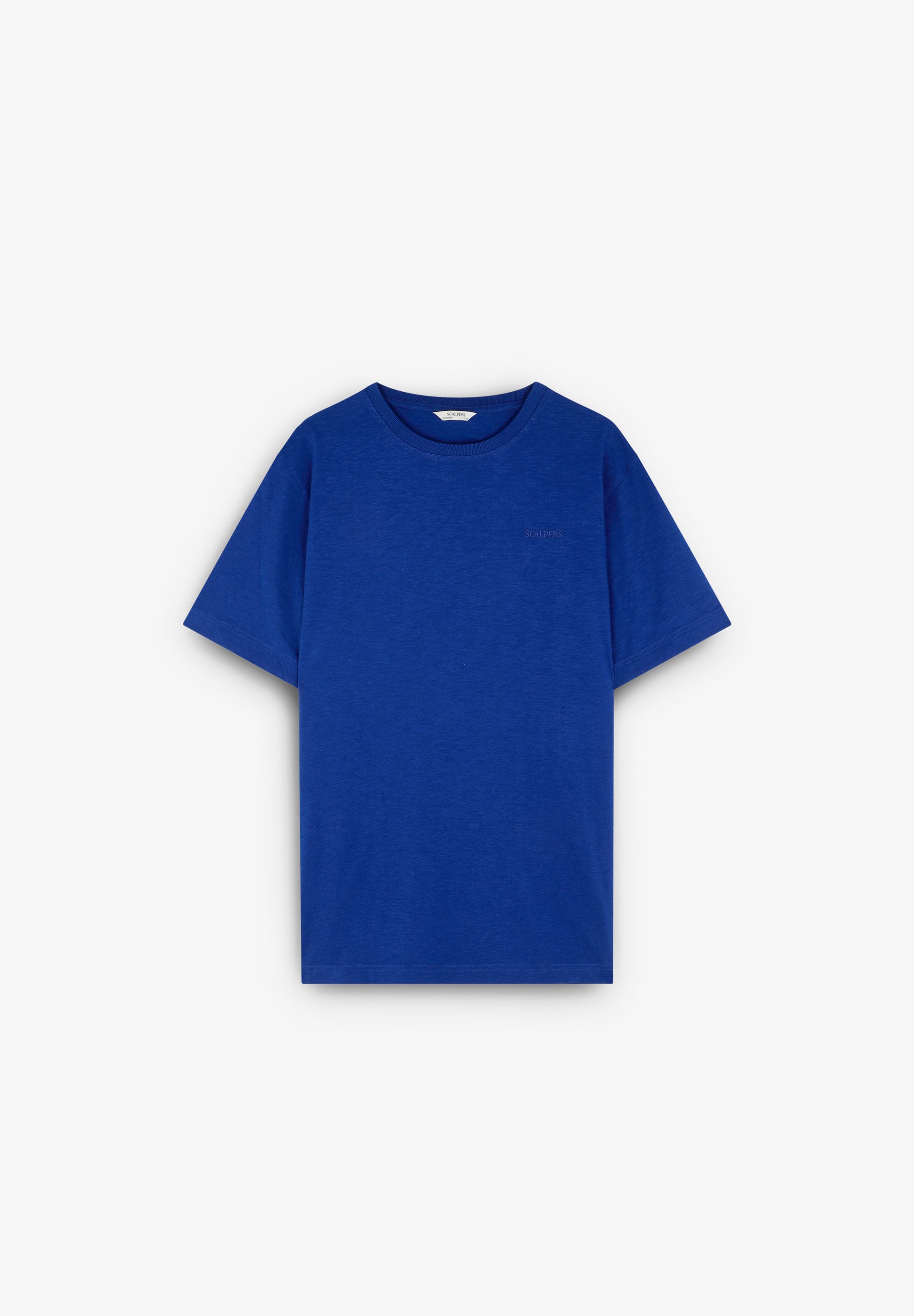 T-SHIRT BORDADA COM EFEITO DESBOTADO