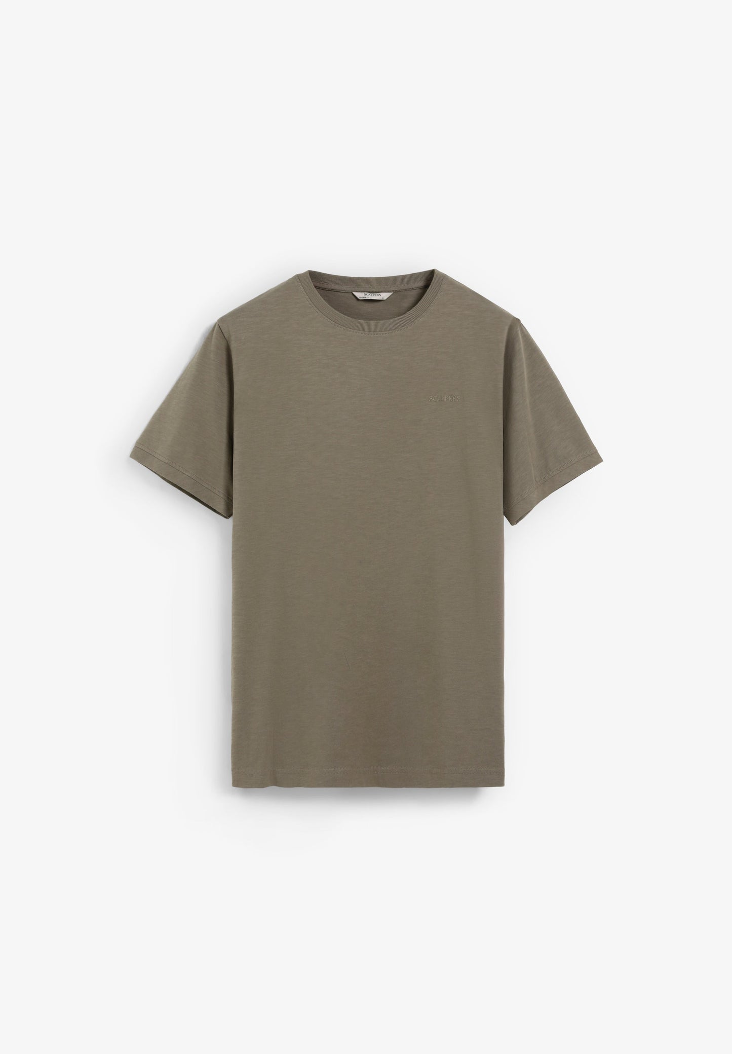 T-SHIRT BORDADA COM EFEITO DESBOTADO