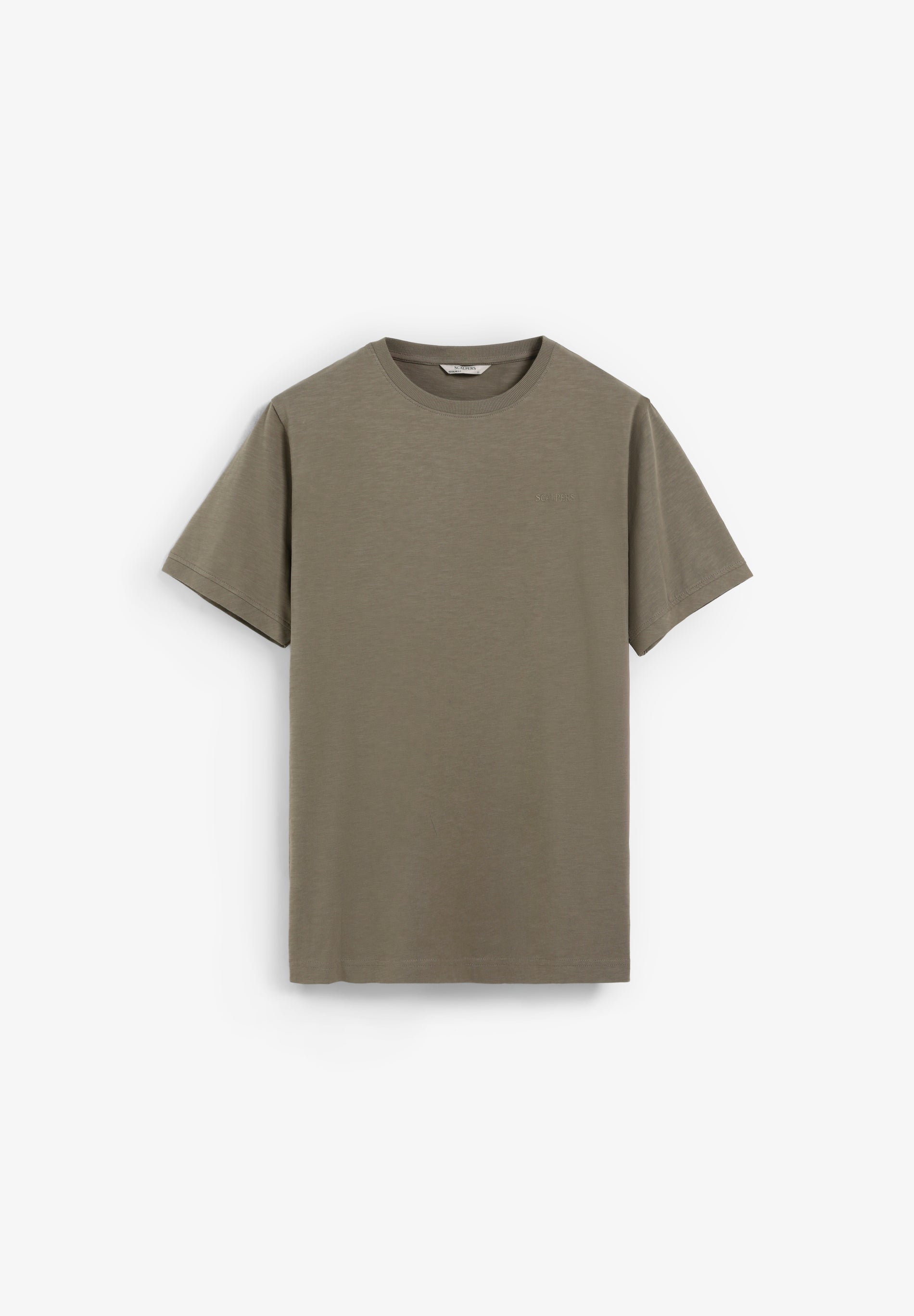 T-SHIRT BORDADA COM EFEITO DESBOTADO