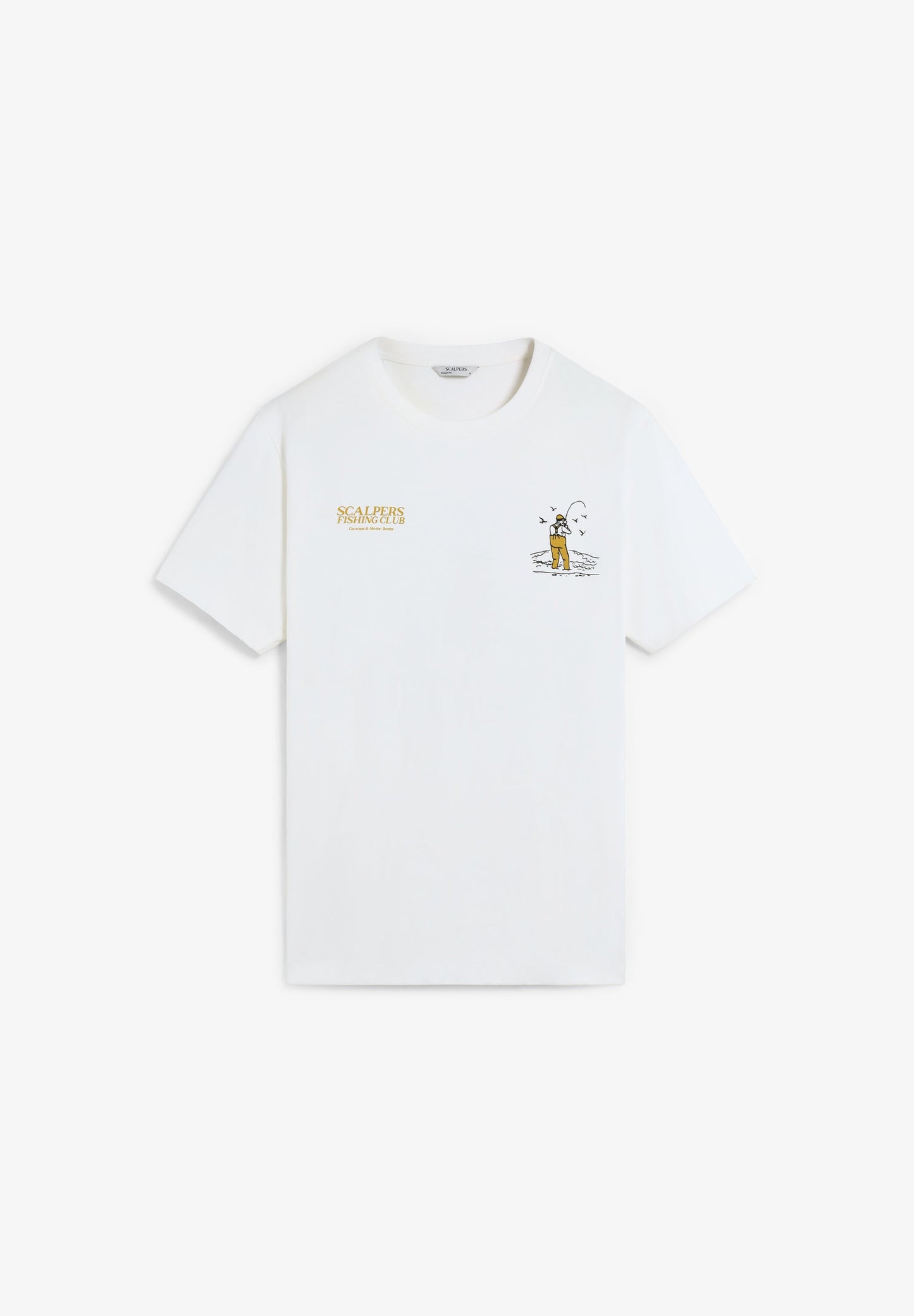 T-SHIRT COM PADRÃO PESCADOR