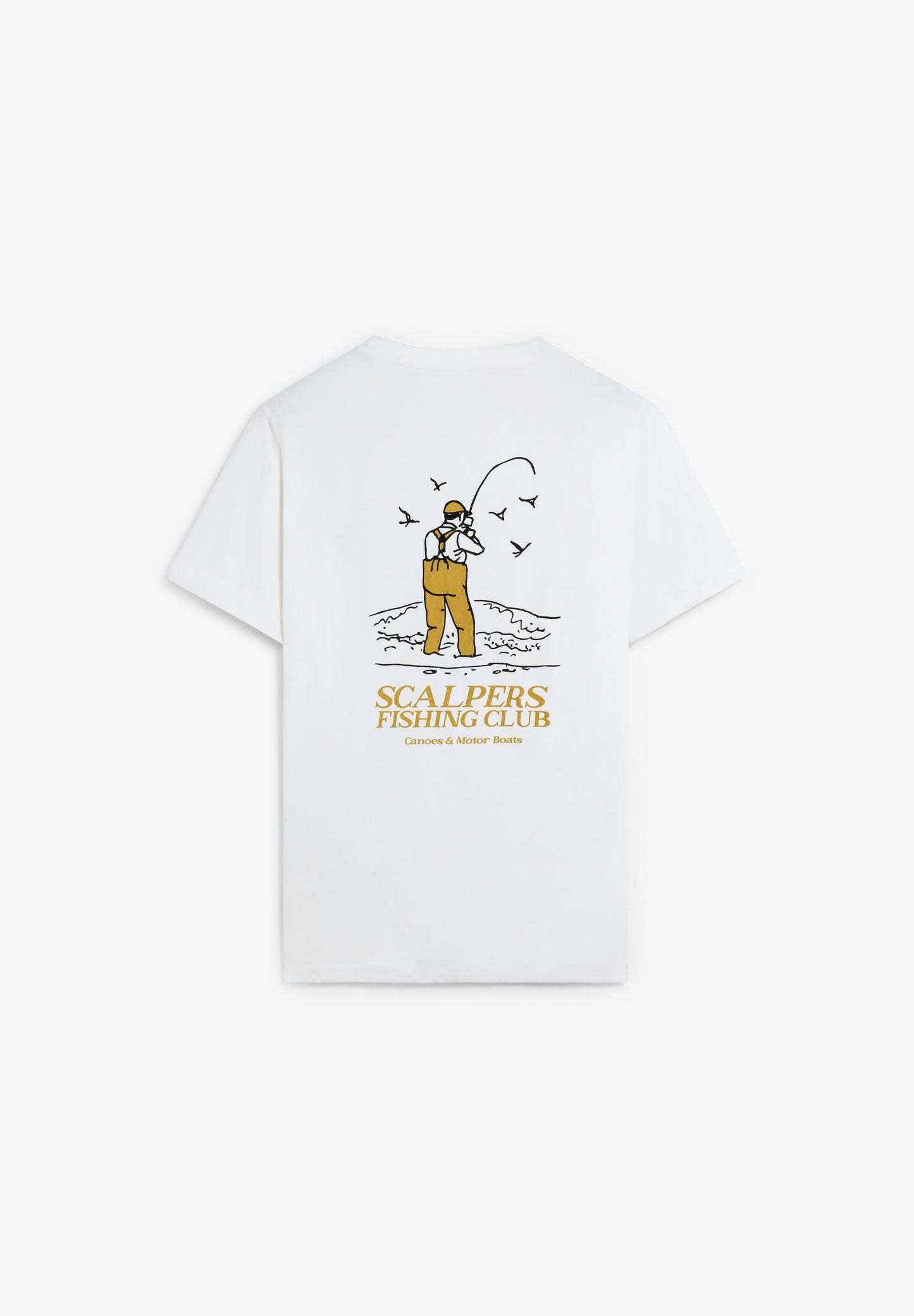 T-SHIRT COM PADRÃO PESCADOR