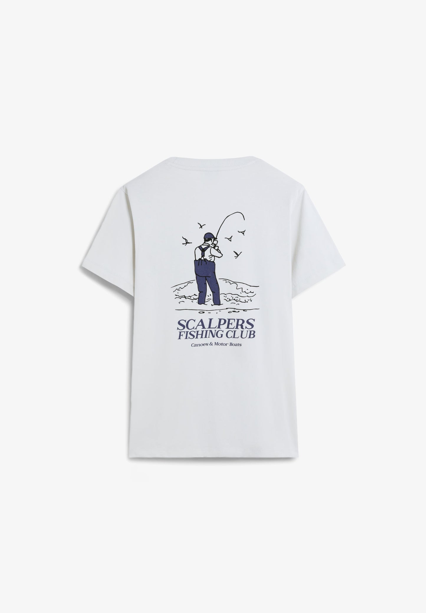 T-SHIRT COM PADRÃO PESCADOR