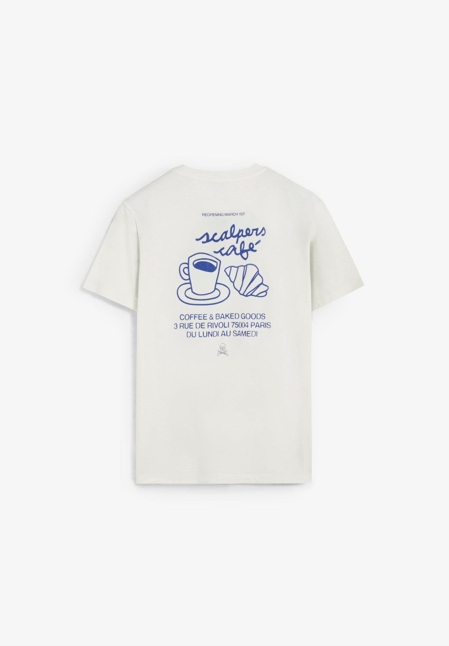 T-SHIRT COM PADRÃO SCALPERS CAFÉ