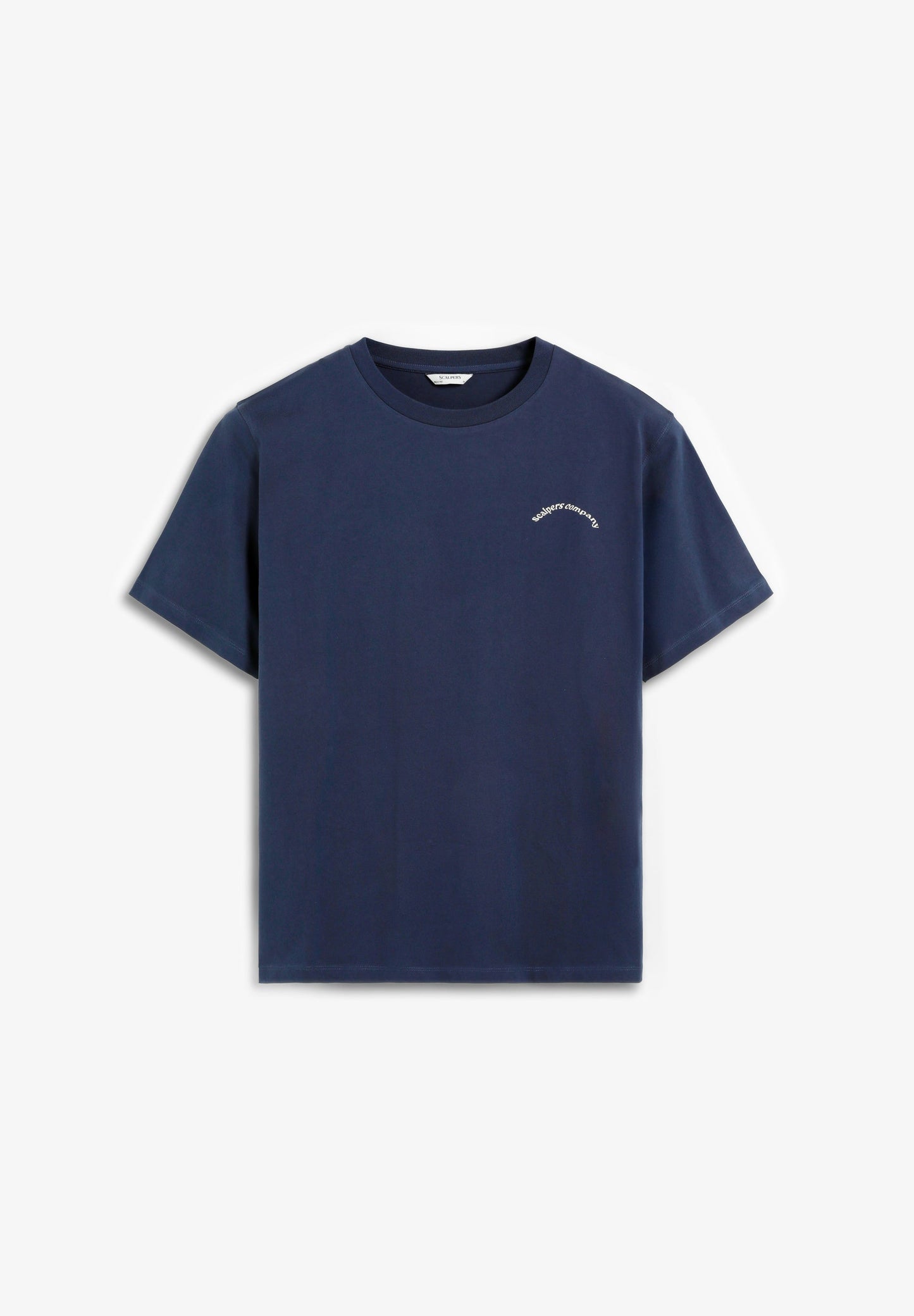 T-SHIRT COM PADRÃO DE LOGÓTIPO