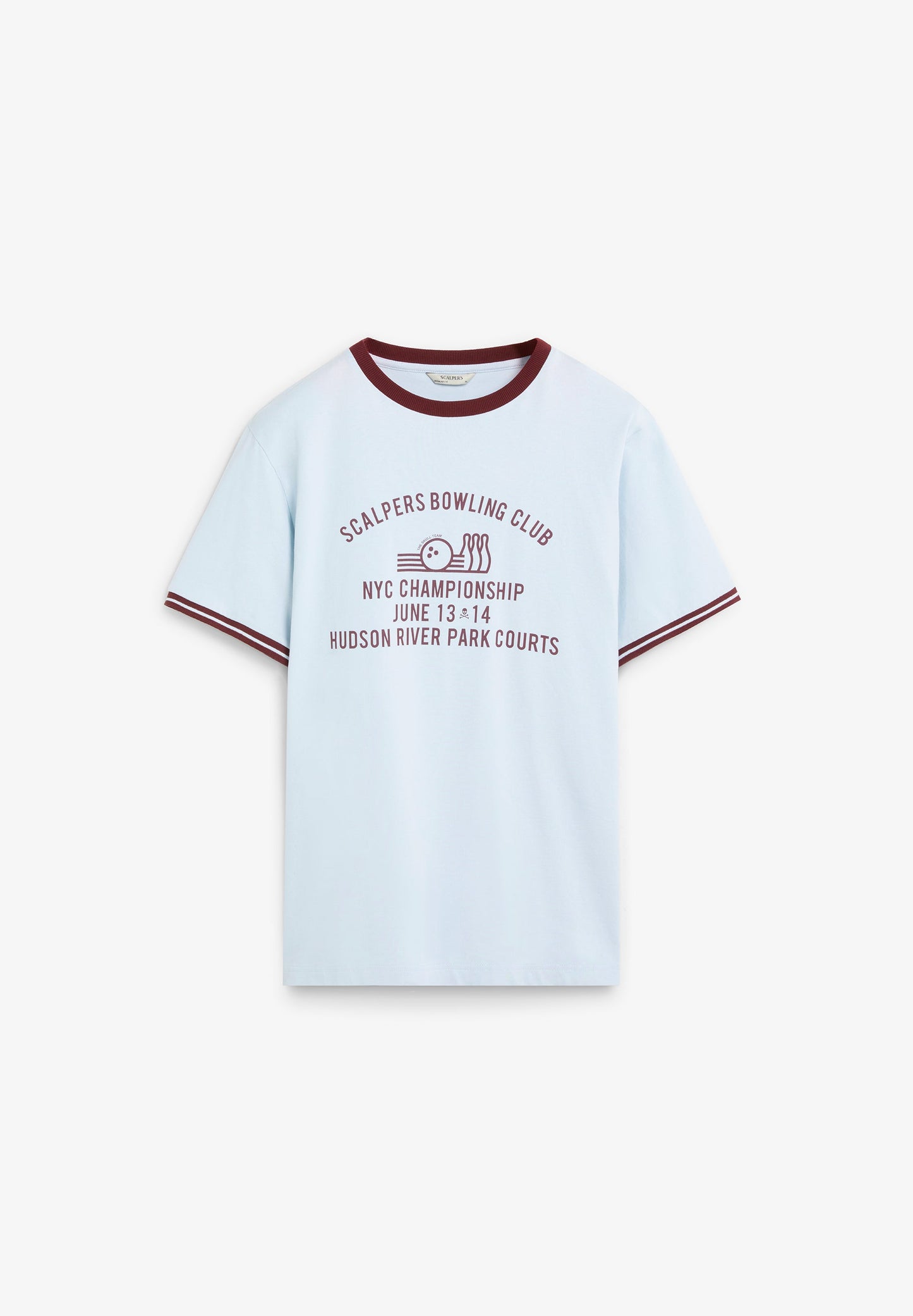 T-SHIRT COM PADRÃO EM CONTRASTE