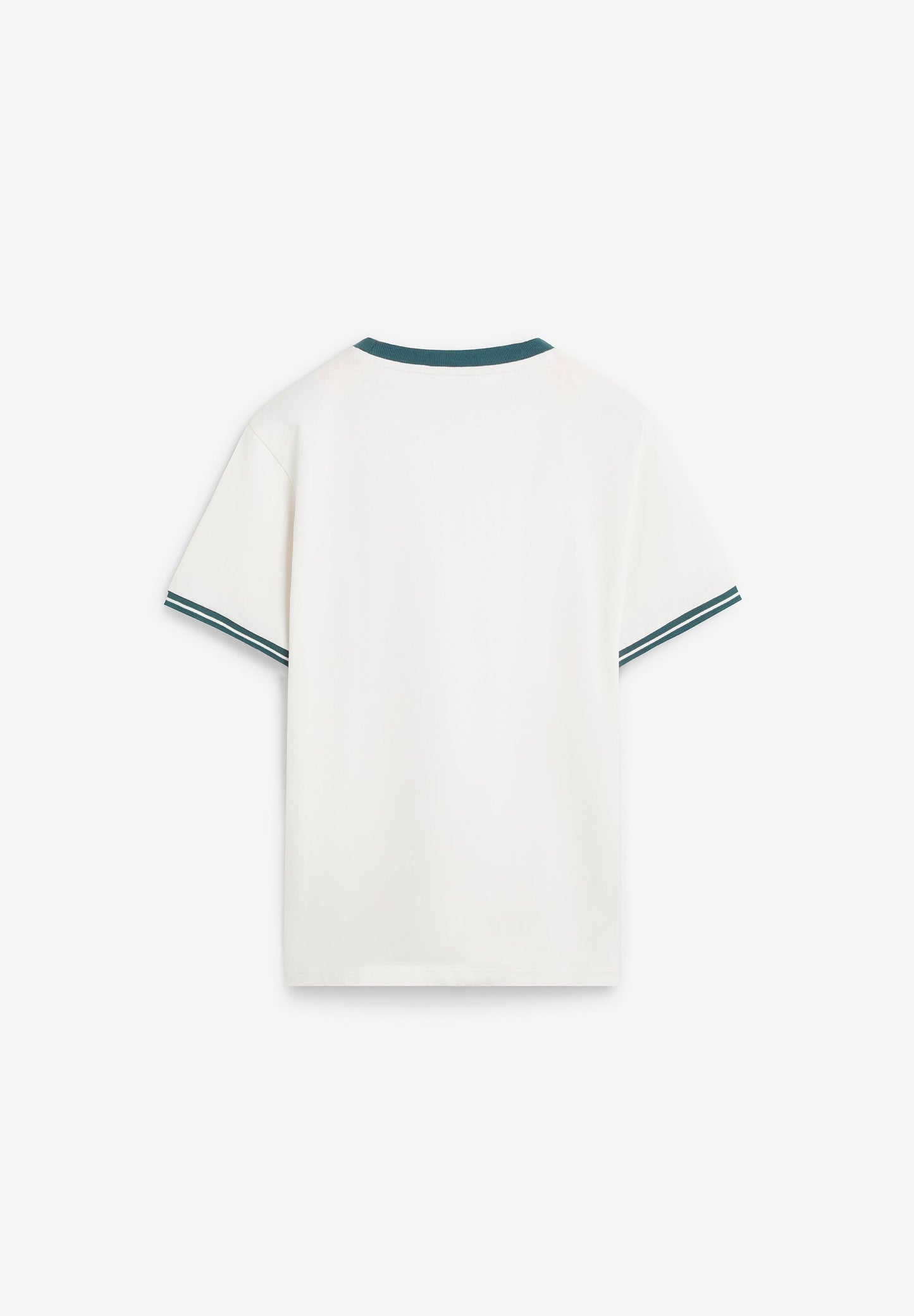 T-SHIRT COM PADRÃO EM CONTRASTE