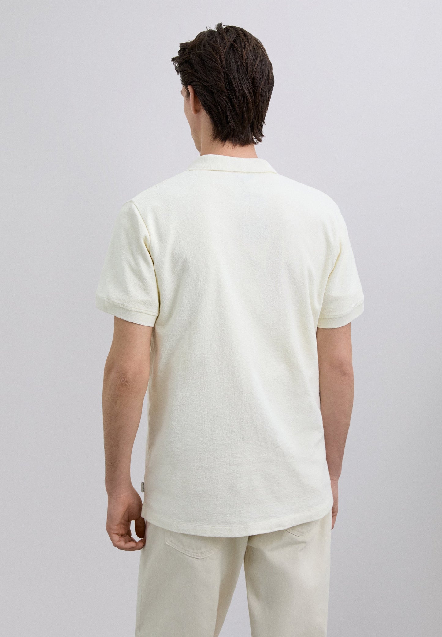 CAMISA POLO MANGA CURTA MALHA RÚSTICA