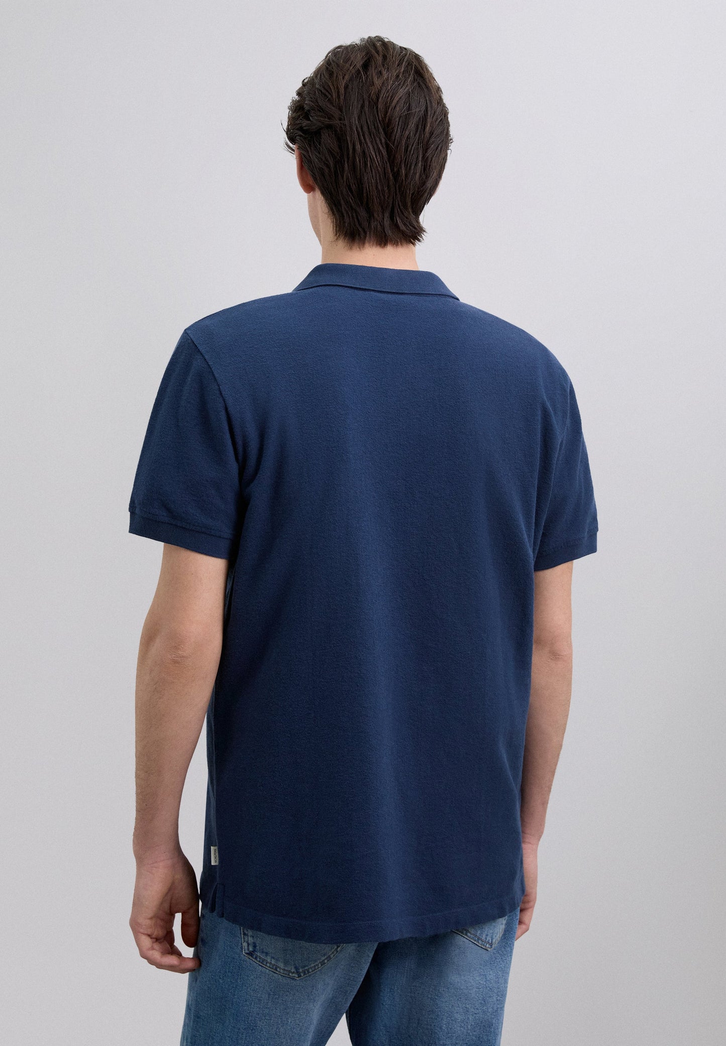 CAMISA POLO MANGA CURTA MALHA RÚSTICA