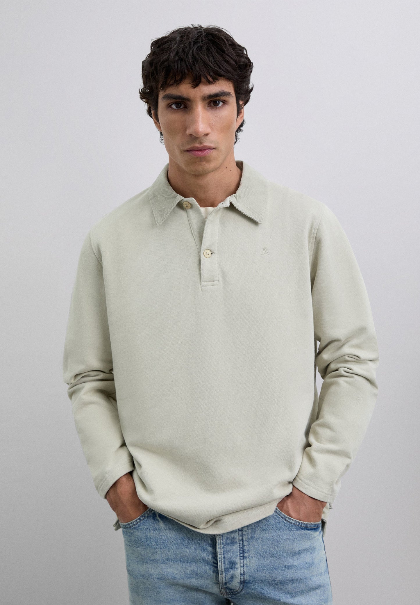 CAMISA POLO COM GOLA DE BOMBAZINA