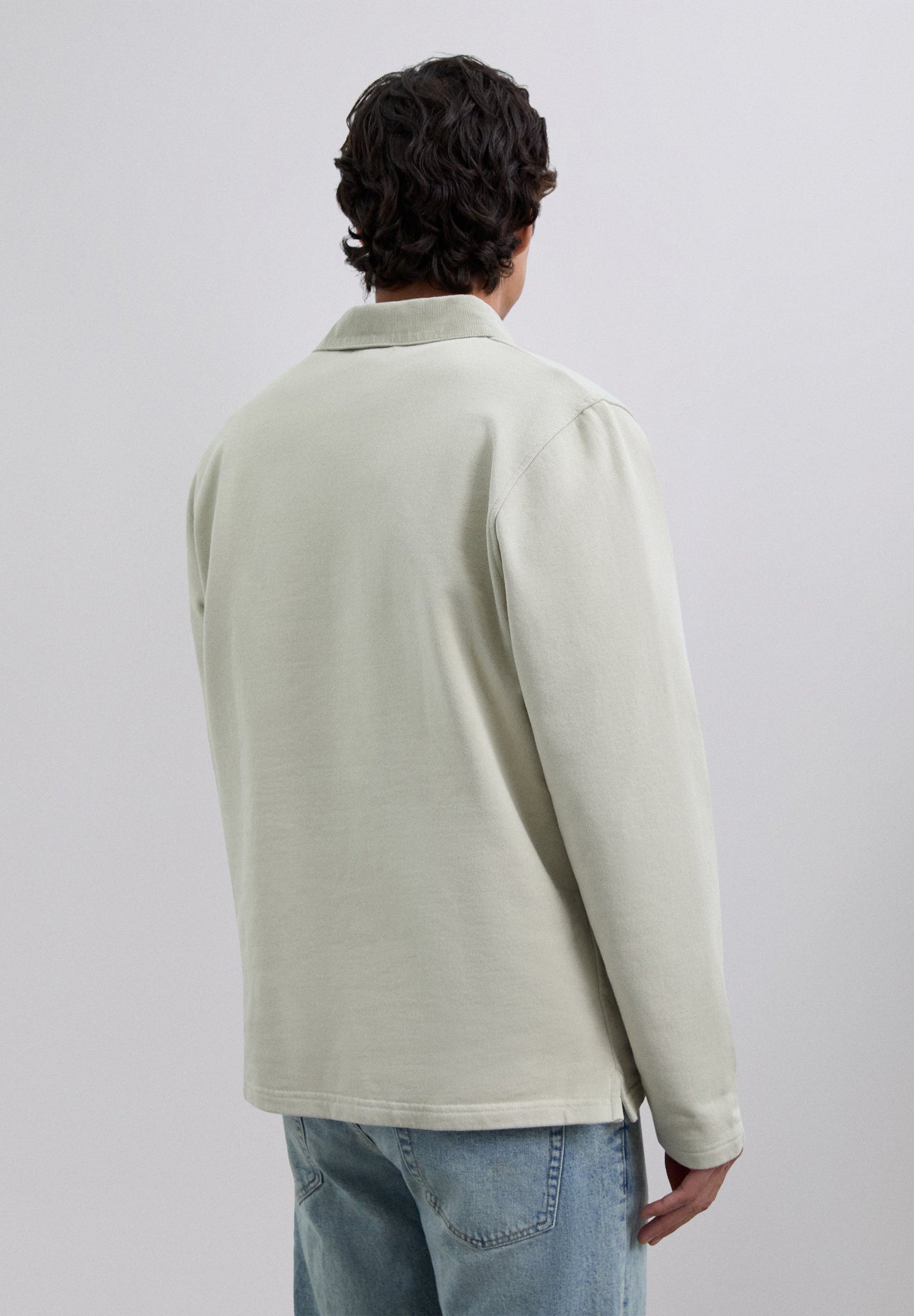 CAMISA POLO COM GOLA DE BOMBAZINA