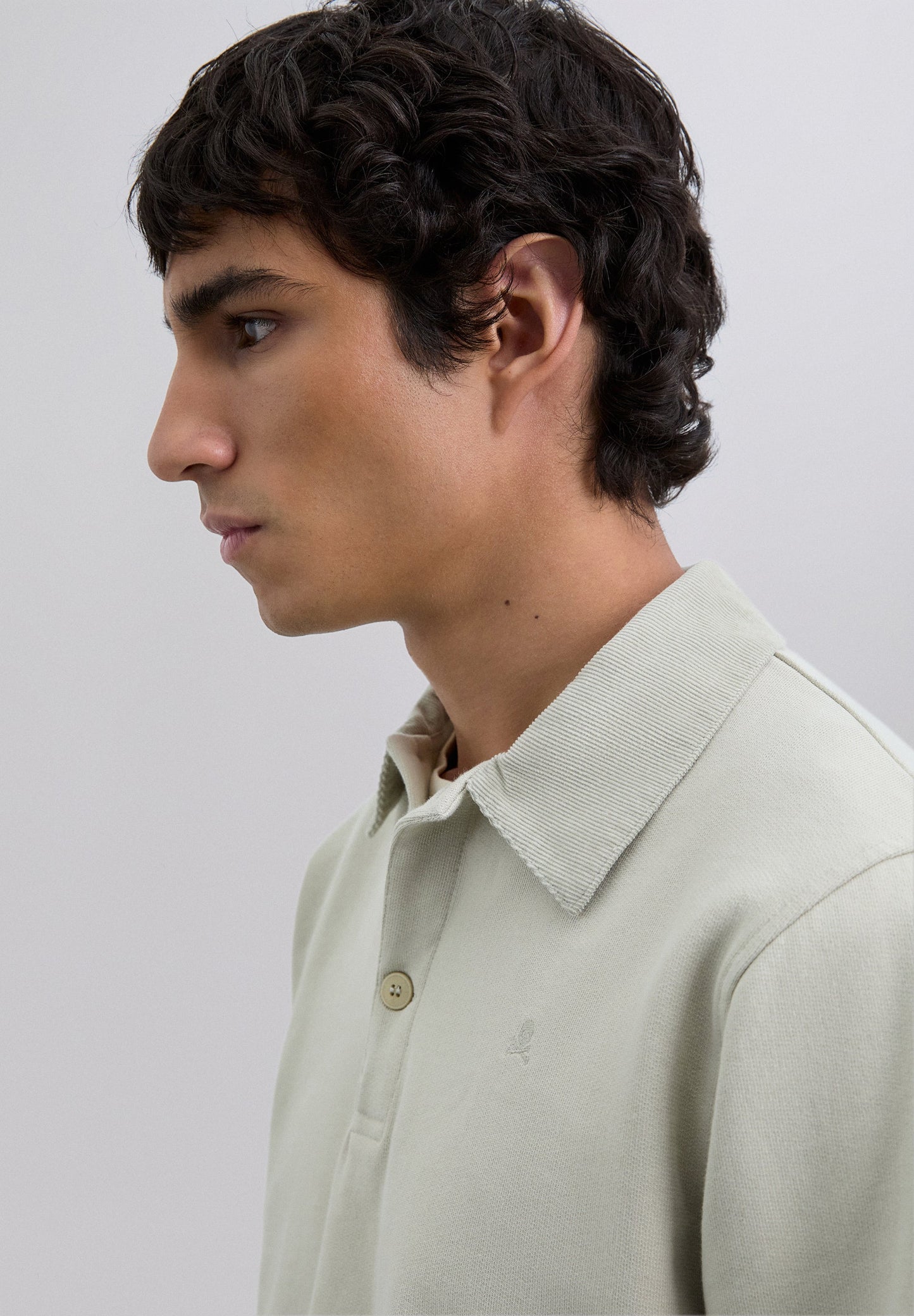 CAMISA POLO COM GOLA DE BOMBAZINA
