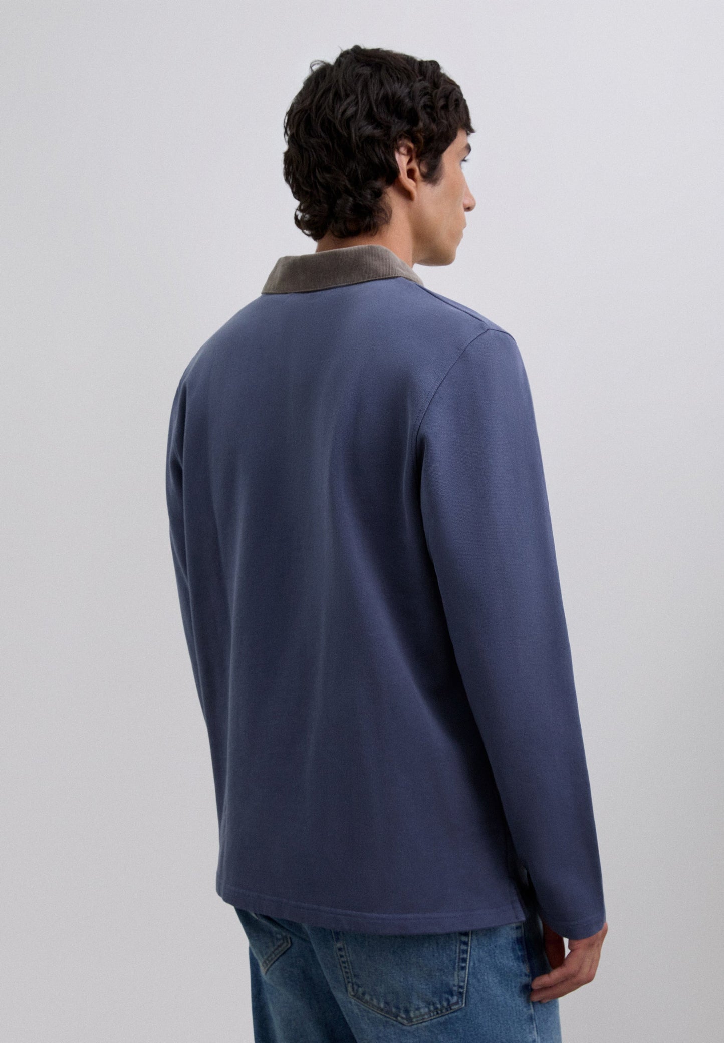 CAMISA POLO COM GOLA DE BOMBAZINA