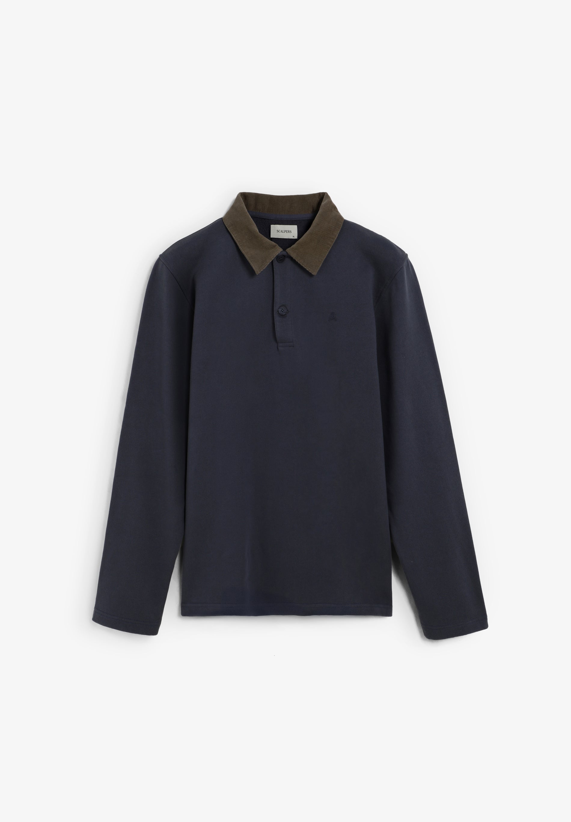 SCCORDUROY POLO SWEATER