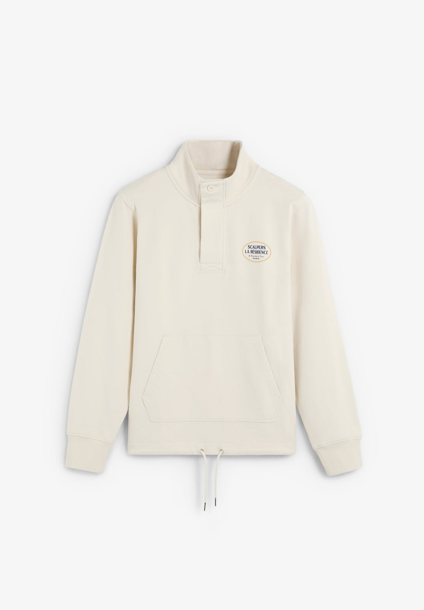 SUDADERA CUELLO ALTO LOGO