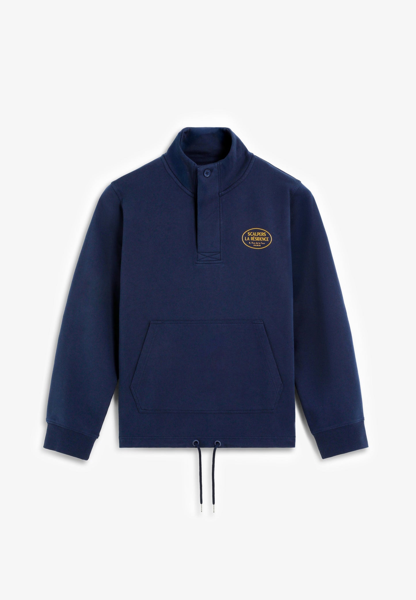 SWEATSHIRT DE GOLA ALTA COM LOGÓTIPO
