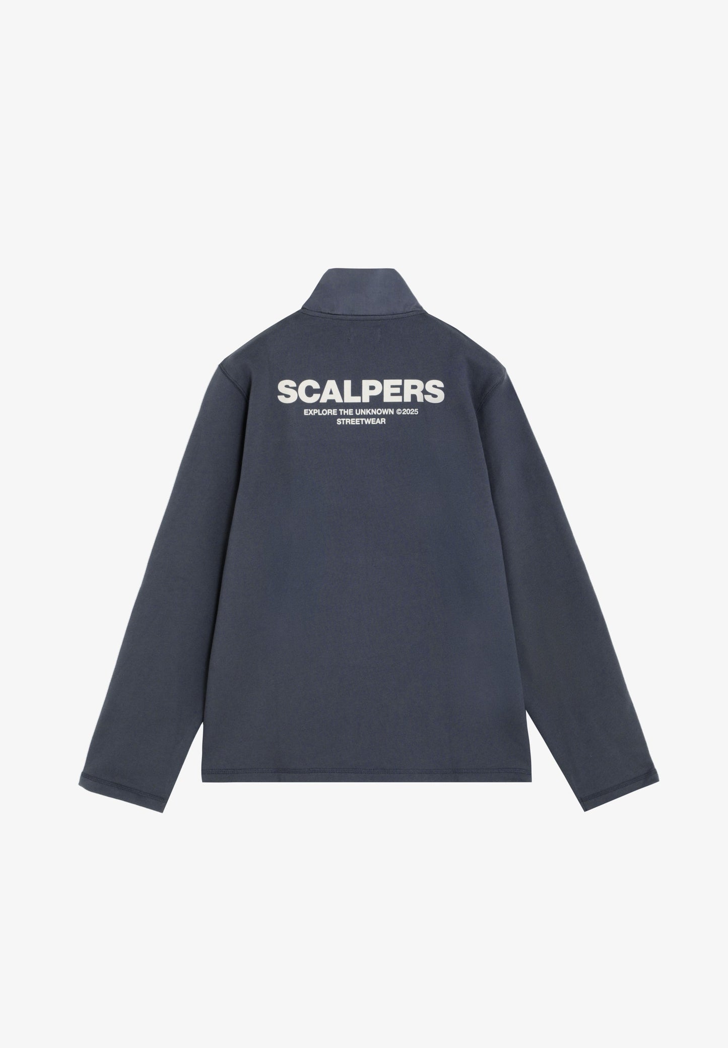 SWEATSHIRT COM MEIO FECHO E BOLSO