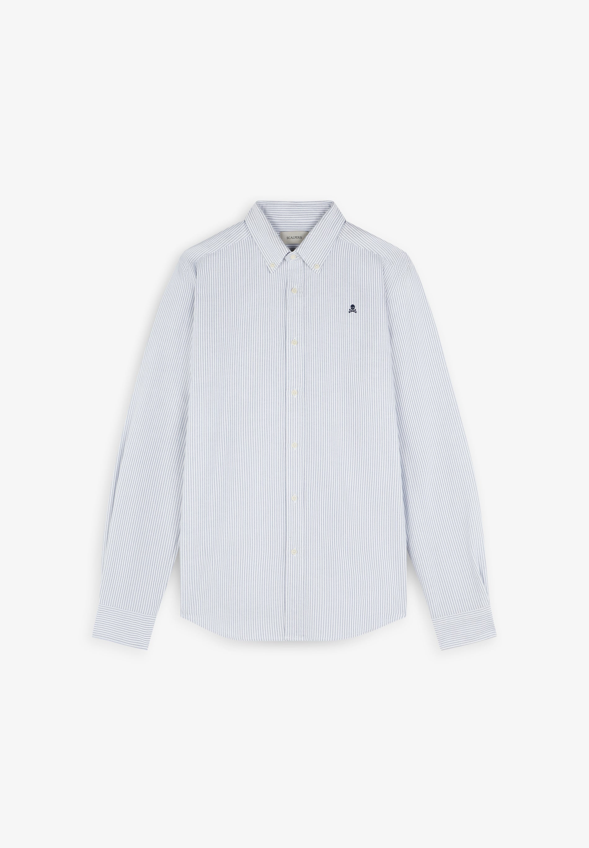 CAMISA ÀS RISCAS EM ALGODÃO