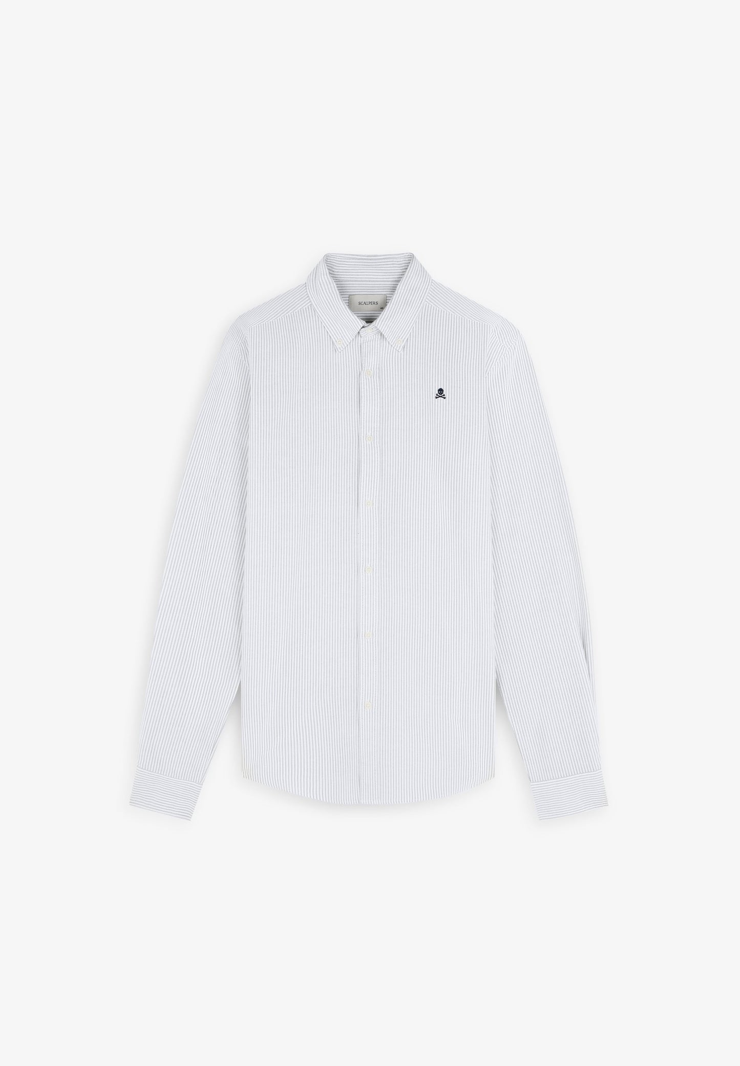 CAMISA ÀS RISCAS EM ALGODÃO