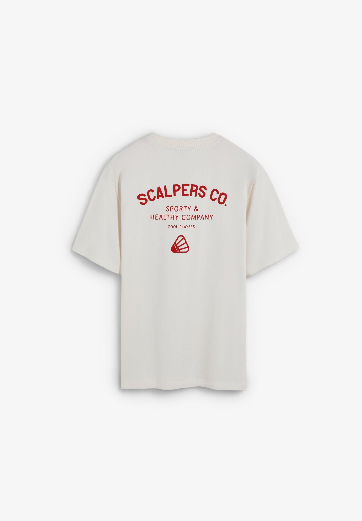 T-SHIRT COM PADRÃO E LOGÓTIPO EM CONTRASTE